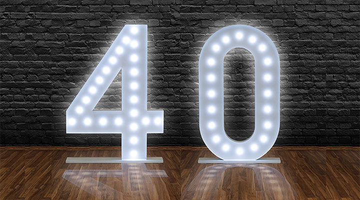 Fortieth Birthday Decorations