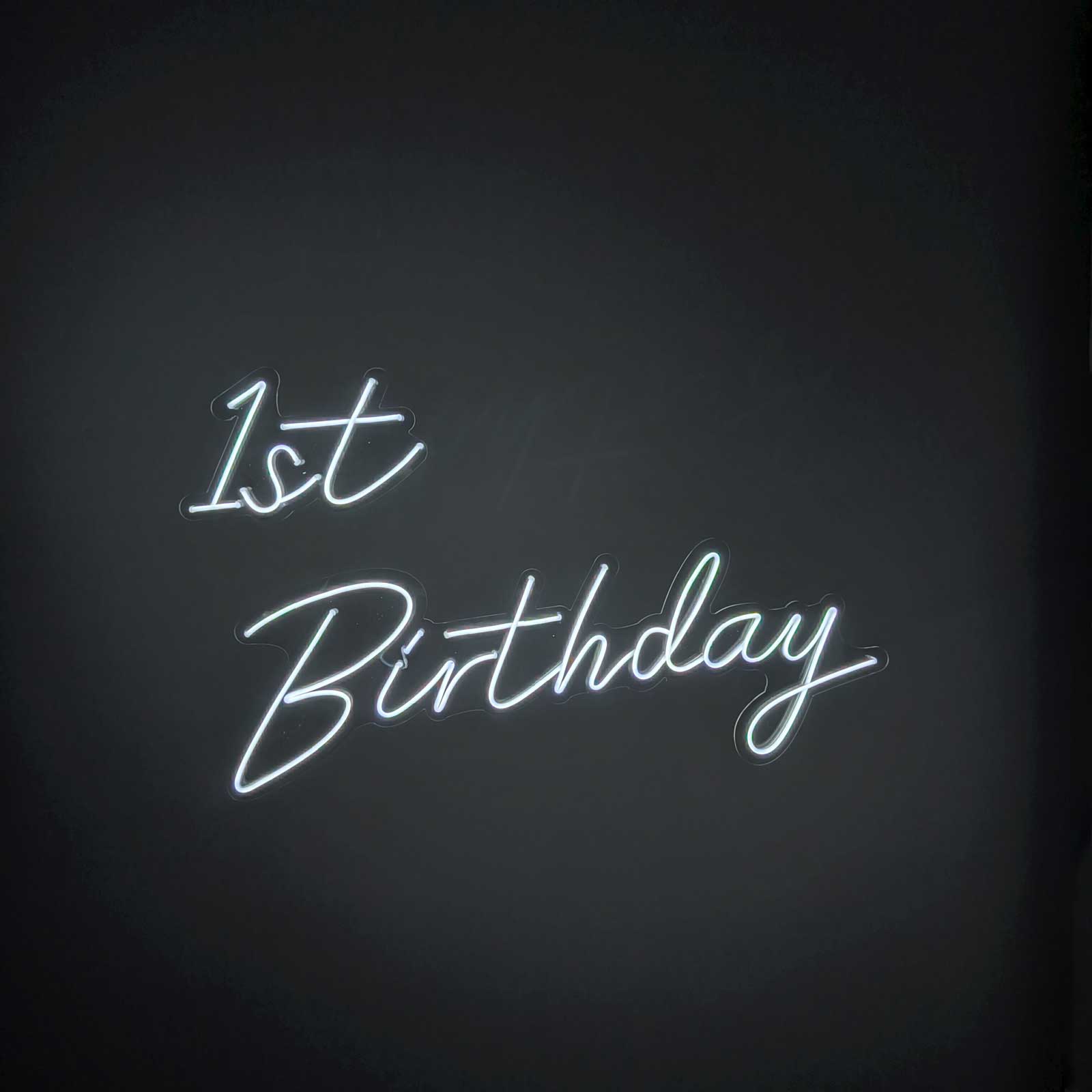 "1st Birthday" Neon Sign