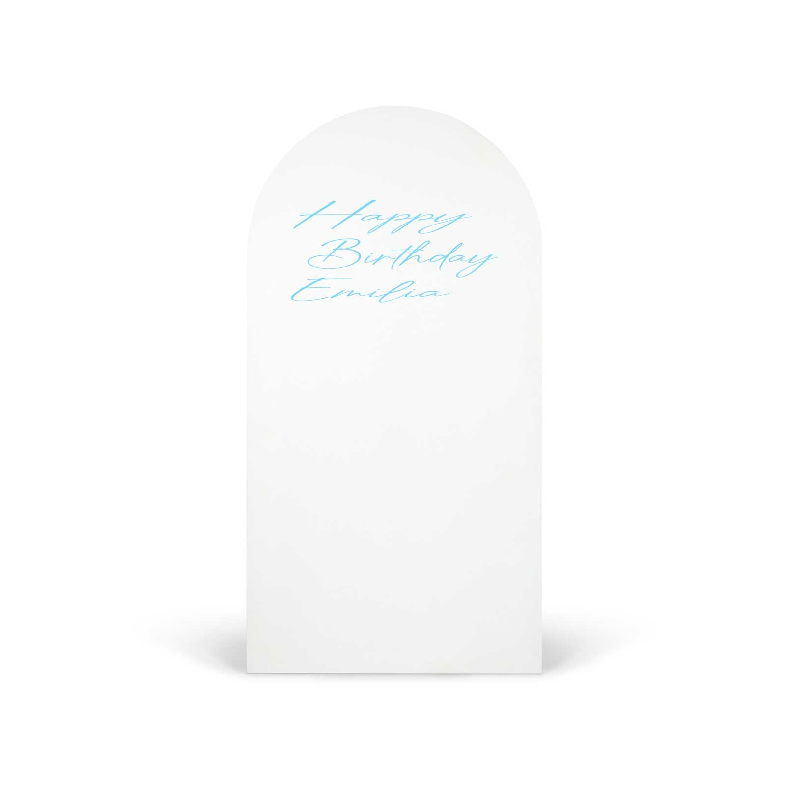 "Happy Birthday Emilia" Decal