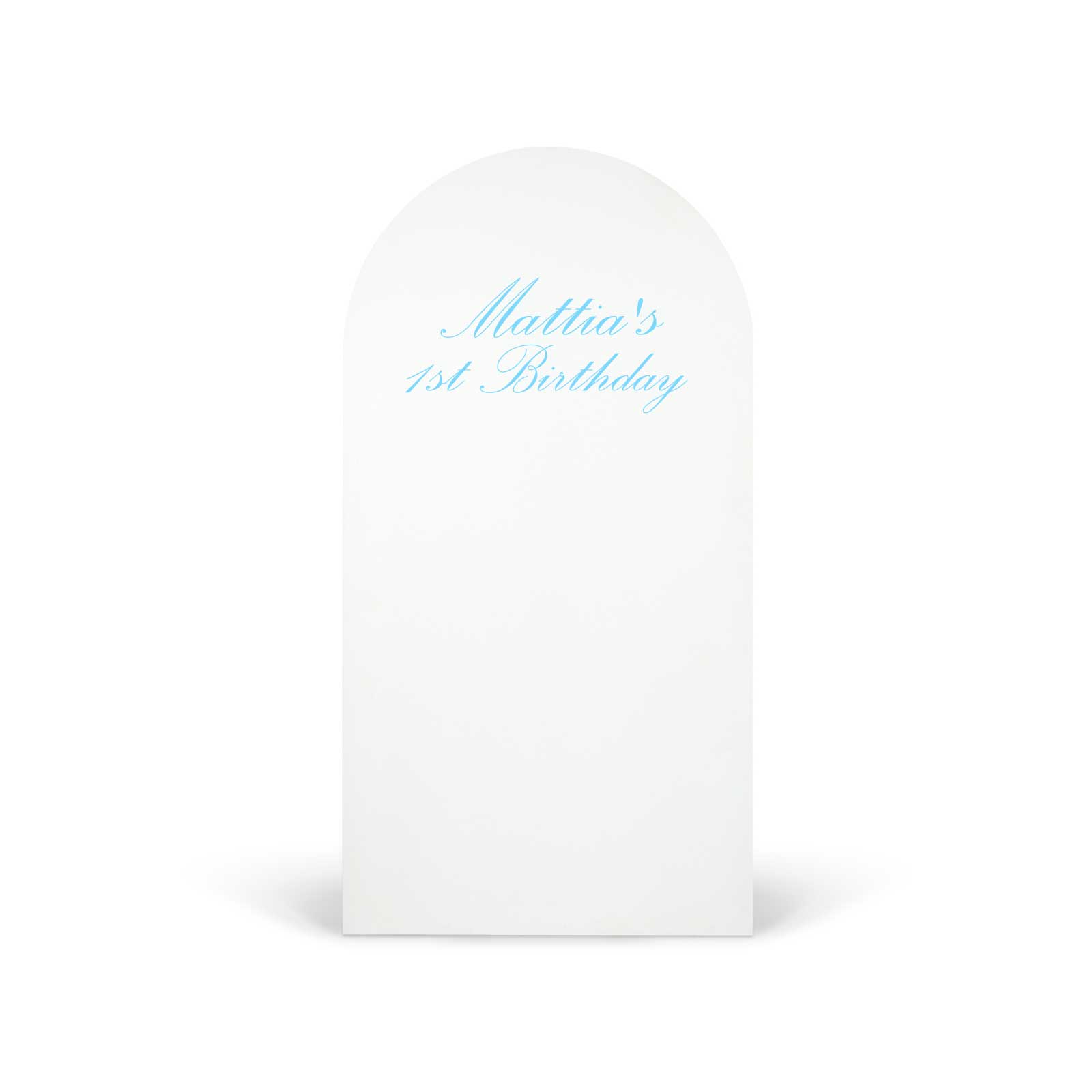 "Mattia's 1st Birthday" Decal