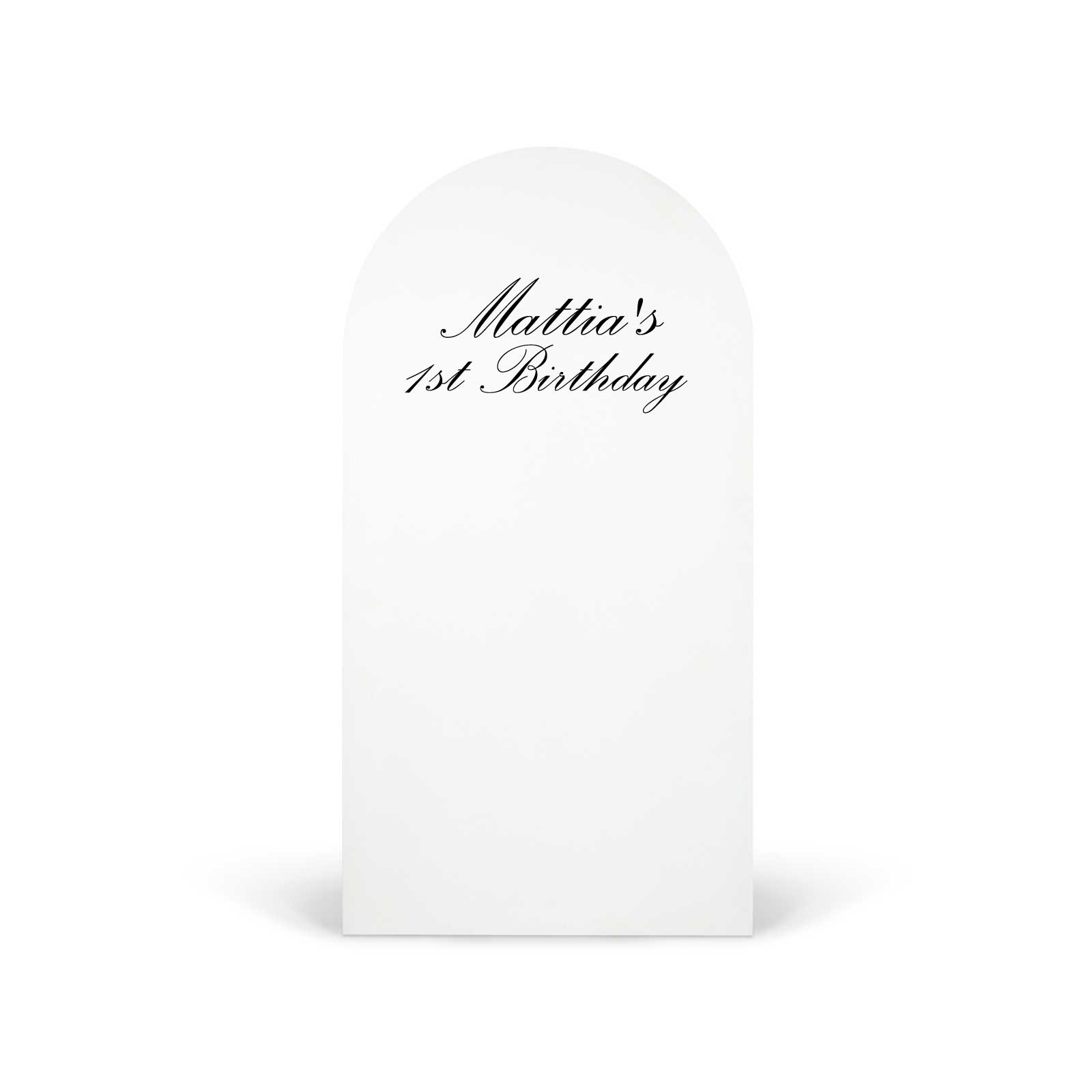 "Mattia's 1st Birthday" Decal