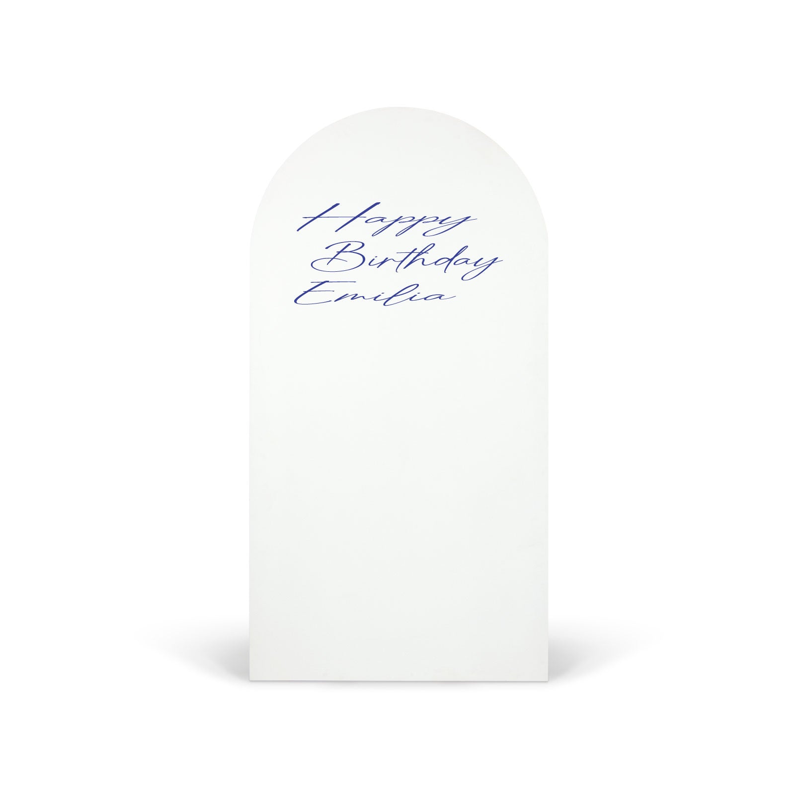 "Happy Birthday Emilia" Decal