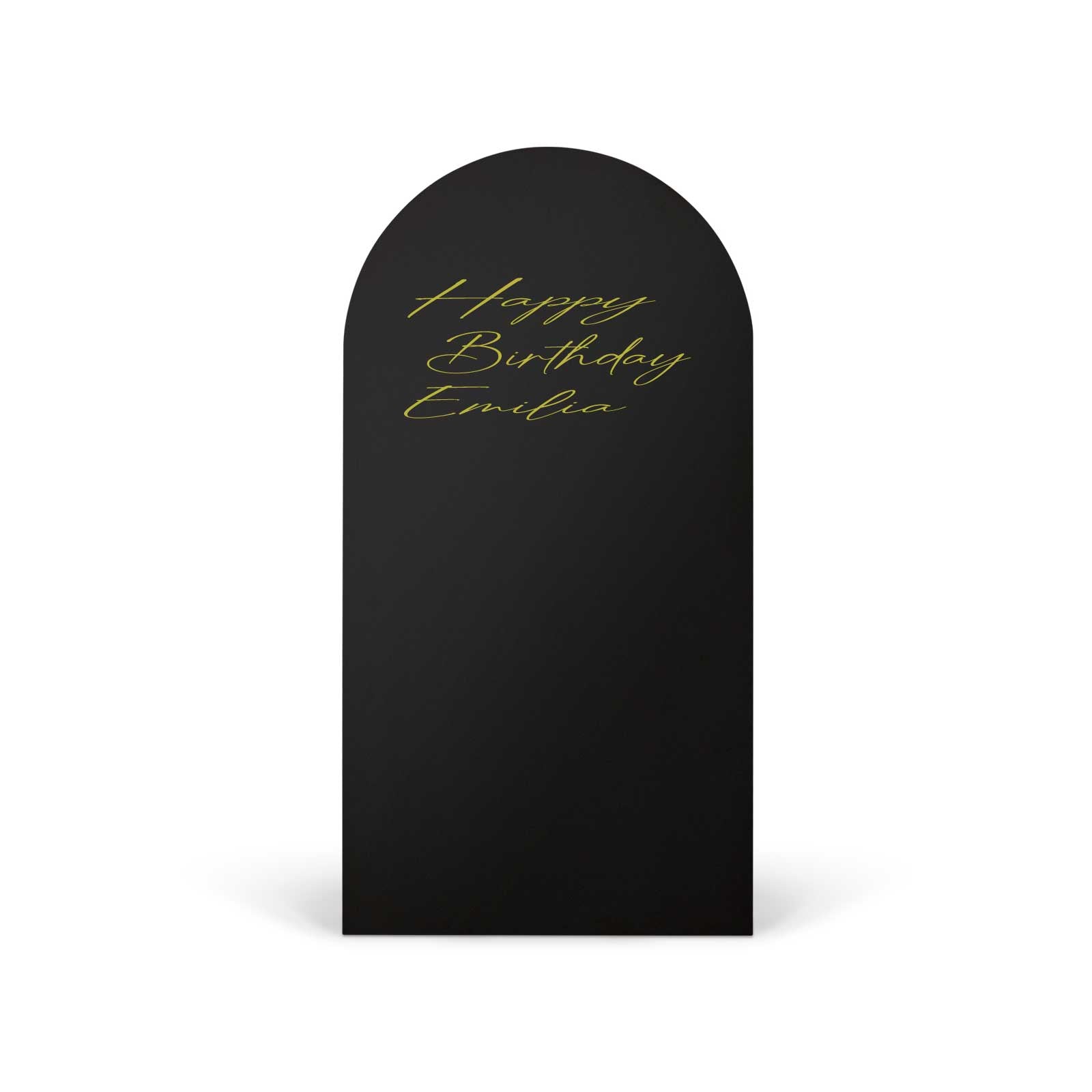 "Happy Birthday Emilia" Decal