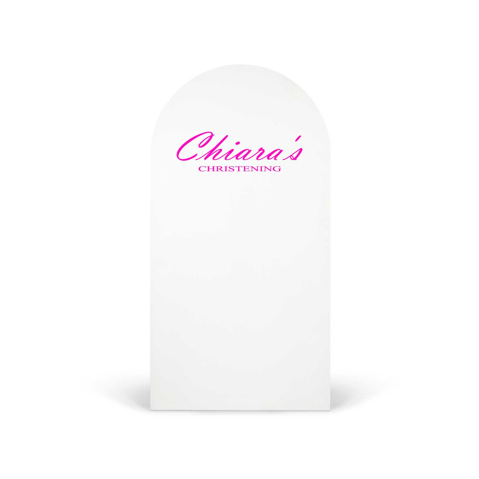 "Chiara's Christening" Decal