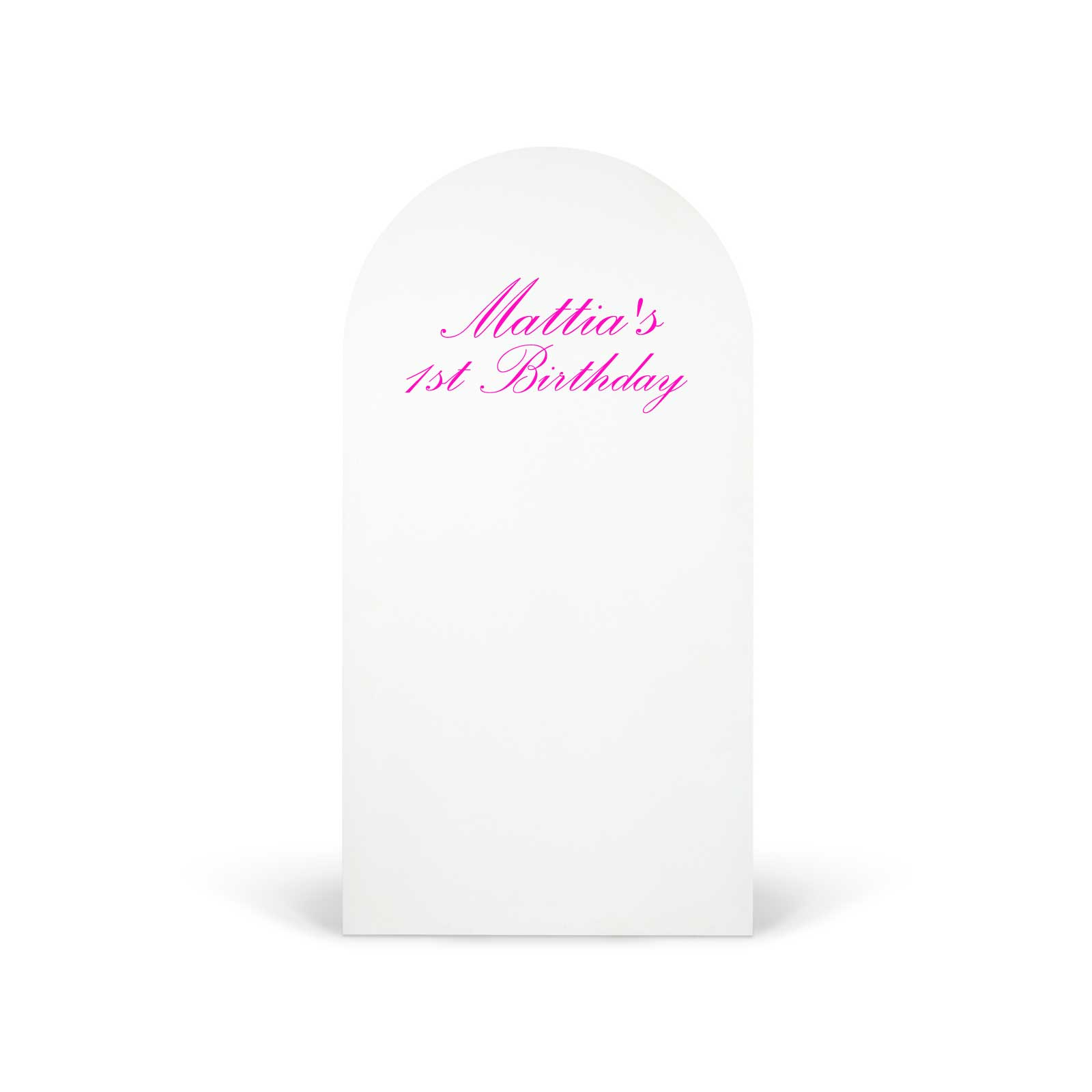 "Mattia's 1st Birthday" Decal