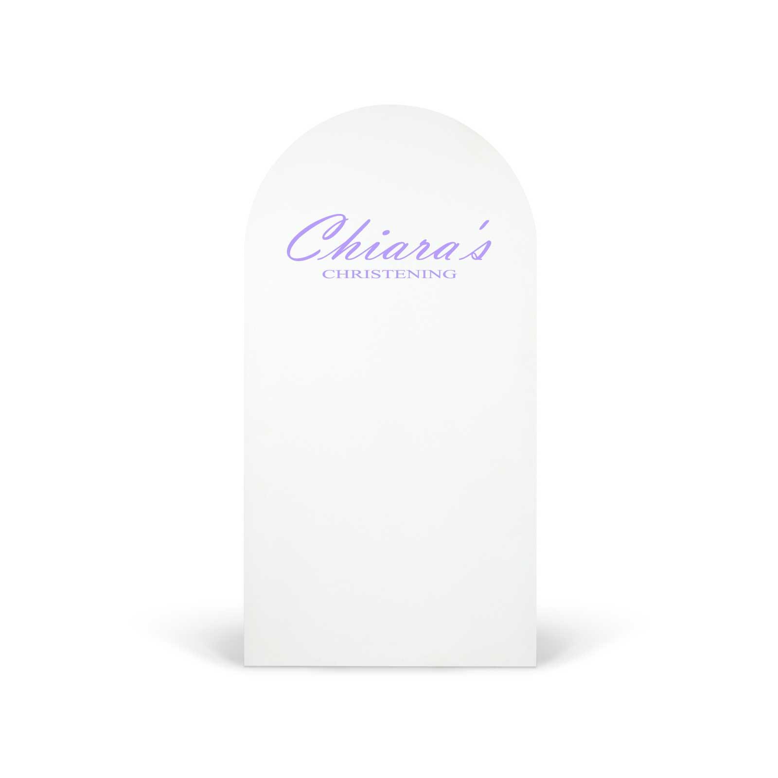 "Chiara's Christening" Decal
