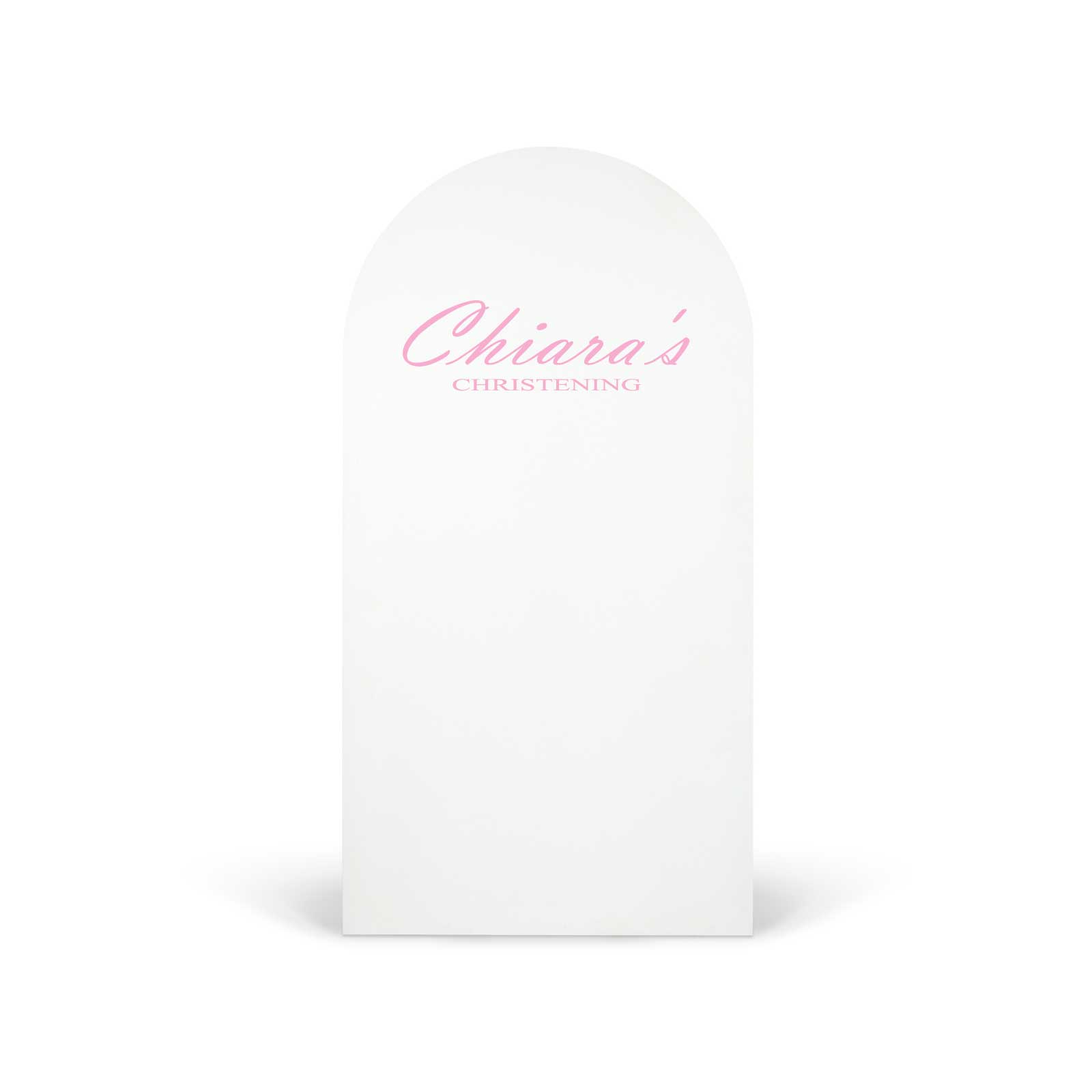 "Chiara's Christening" Decal