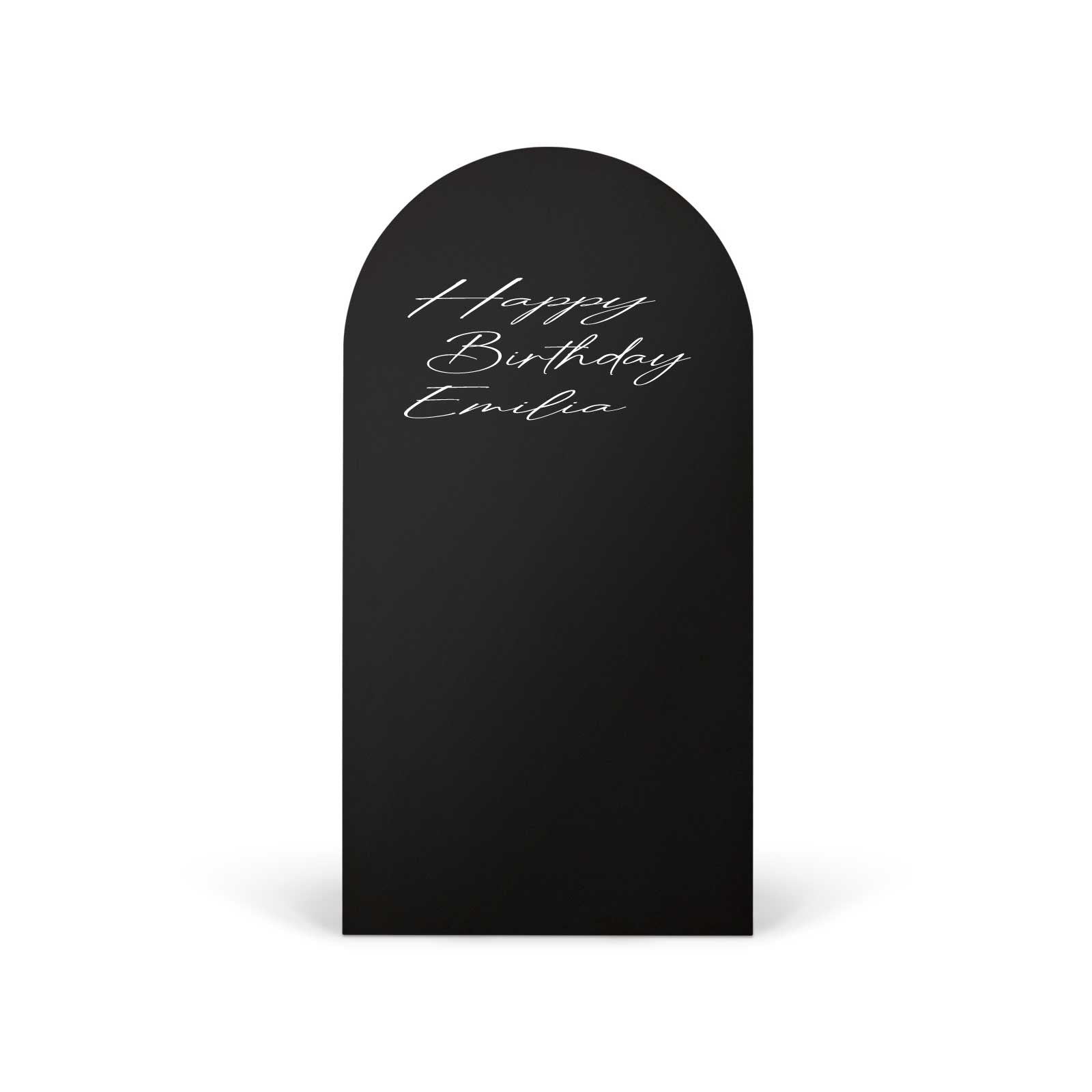 "Happy Birthday Emilia" Decal