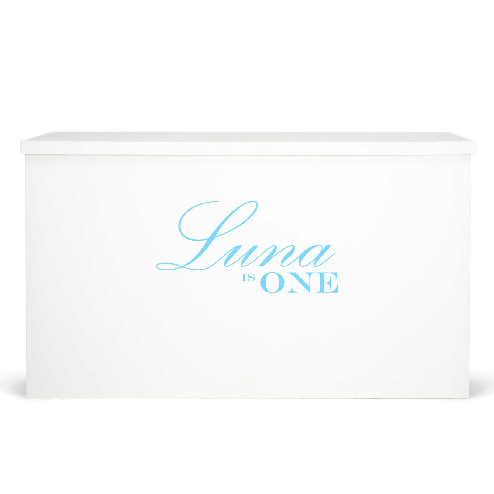 "Luna is One" Decal