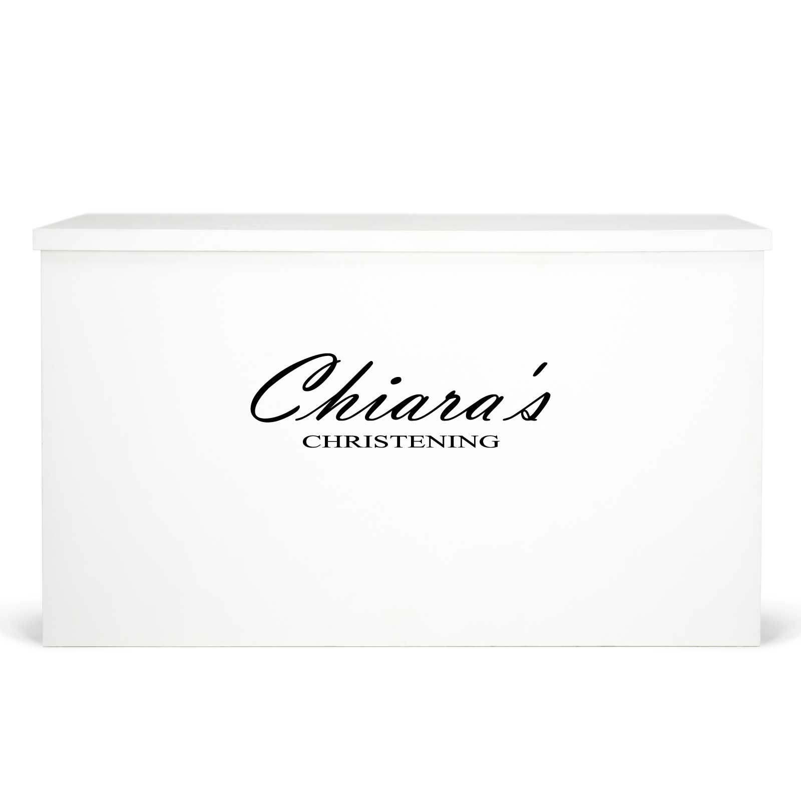 "Chiara's Christening" Decal
