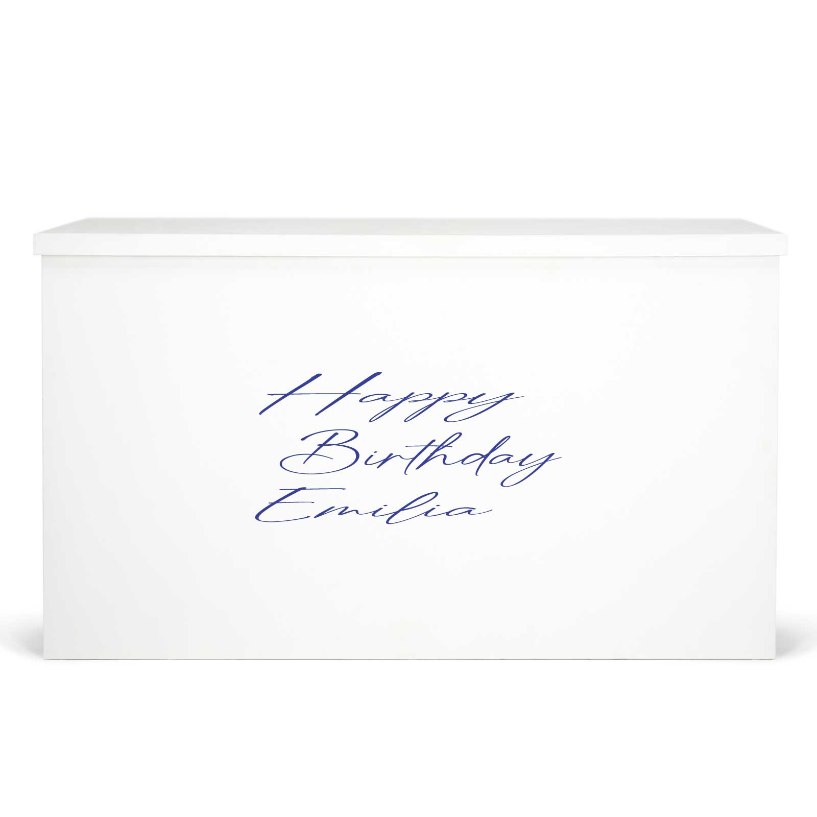"Happy Birthday Emilia" Decal