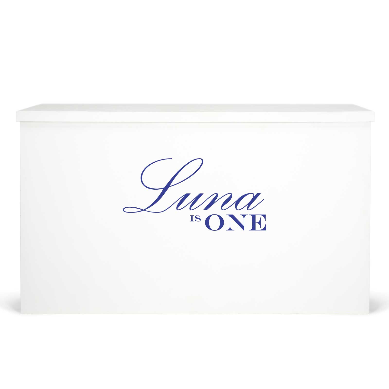 "Luna is One" Decal