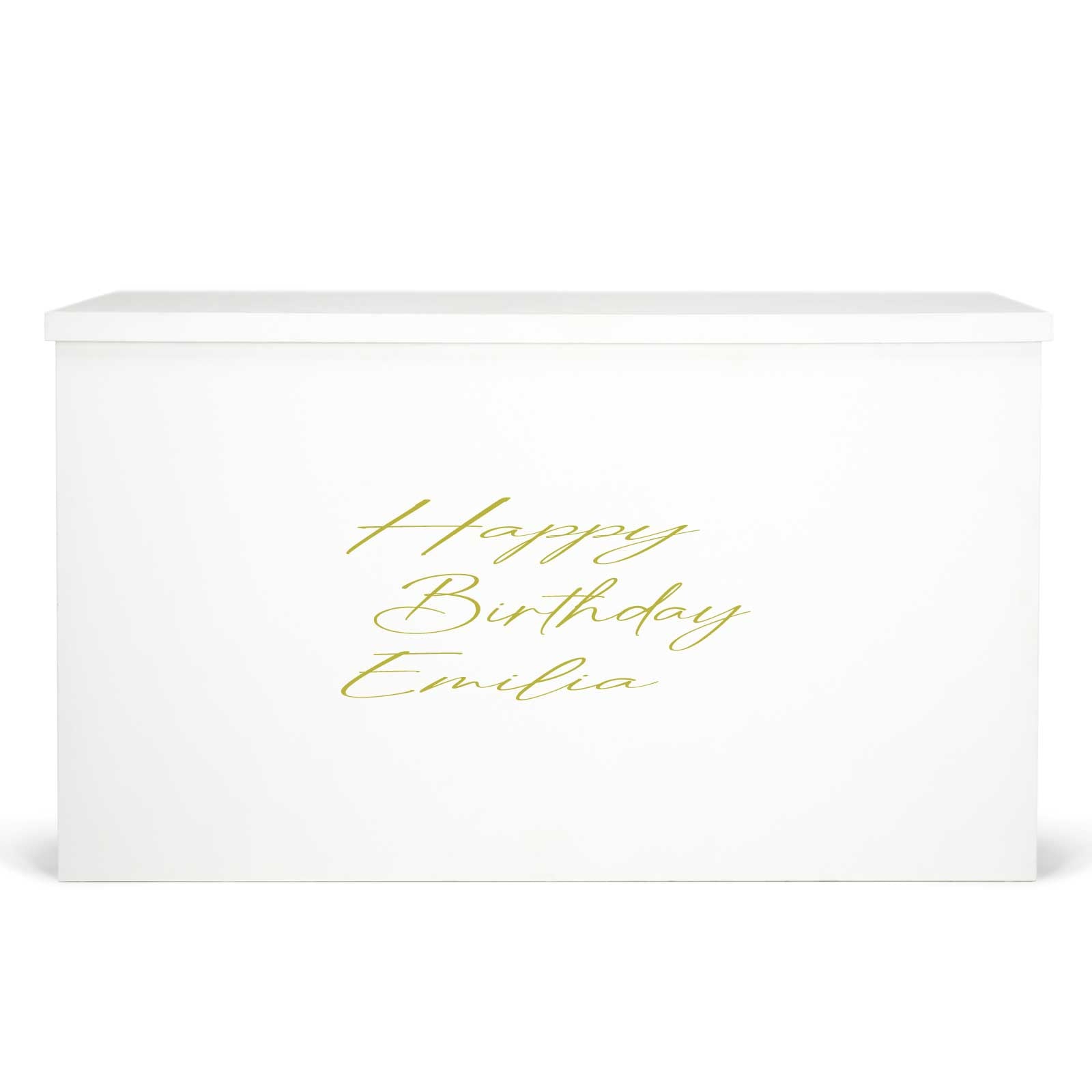 "Happy Birthday Emilia" Decal