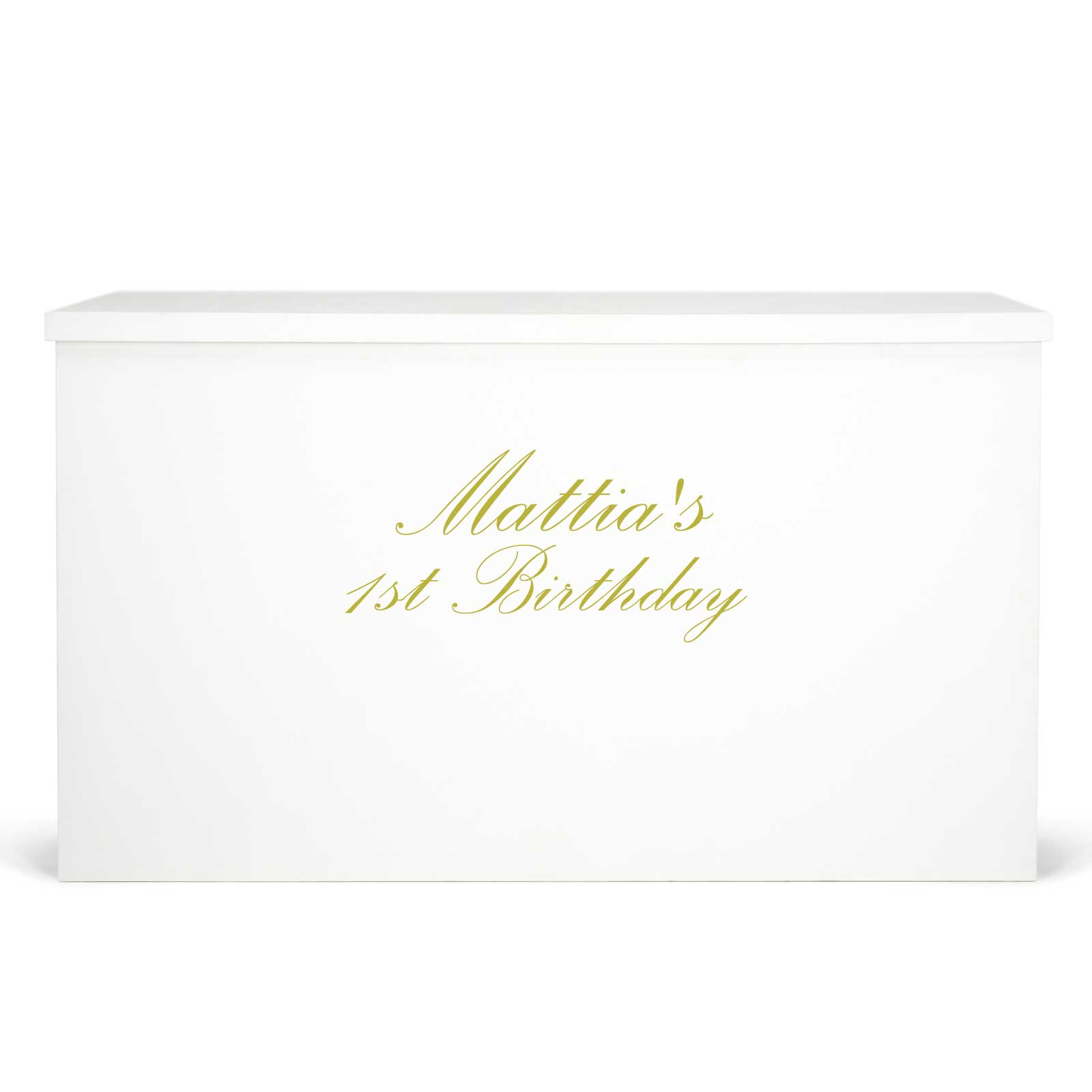 "Mattia's 1st Birthday" Decal