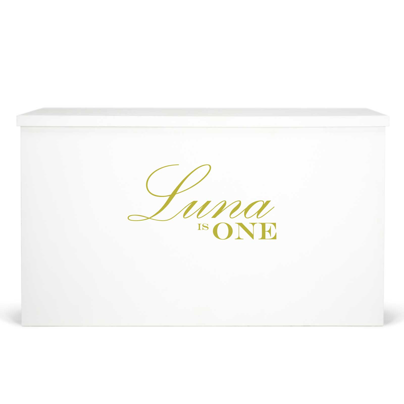 "Luna is One" Decal