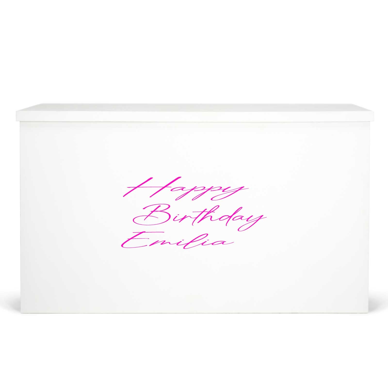 "Happy Birthday Emilia" Decal