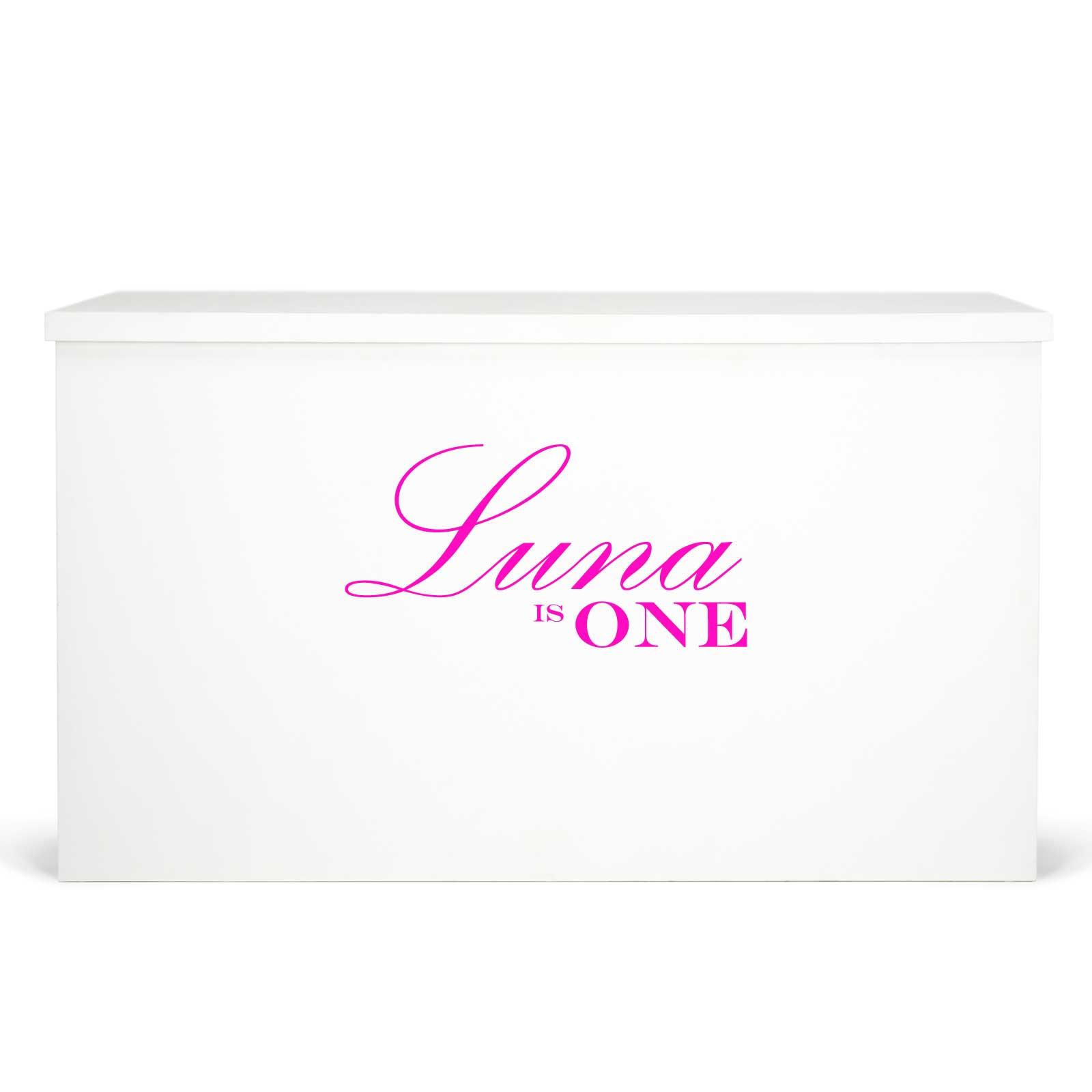 "Luna is One" Decal