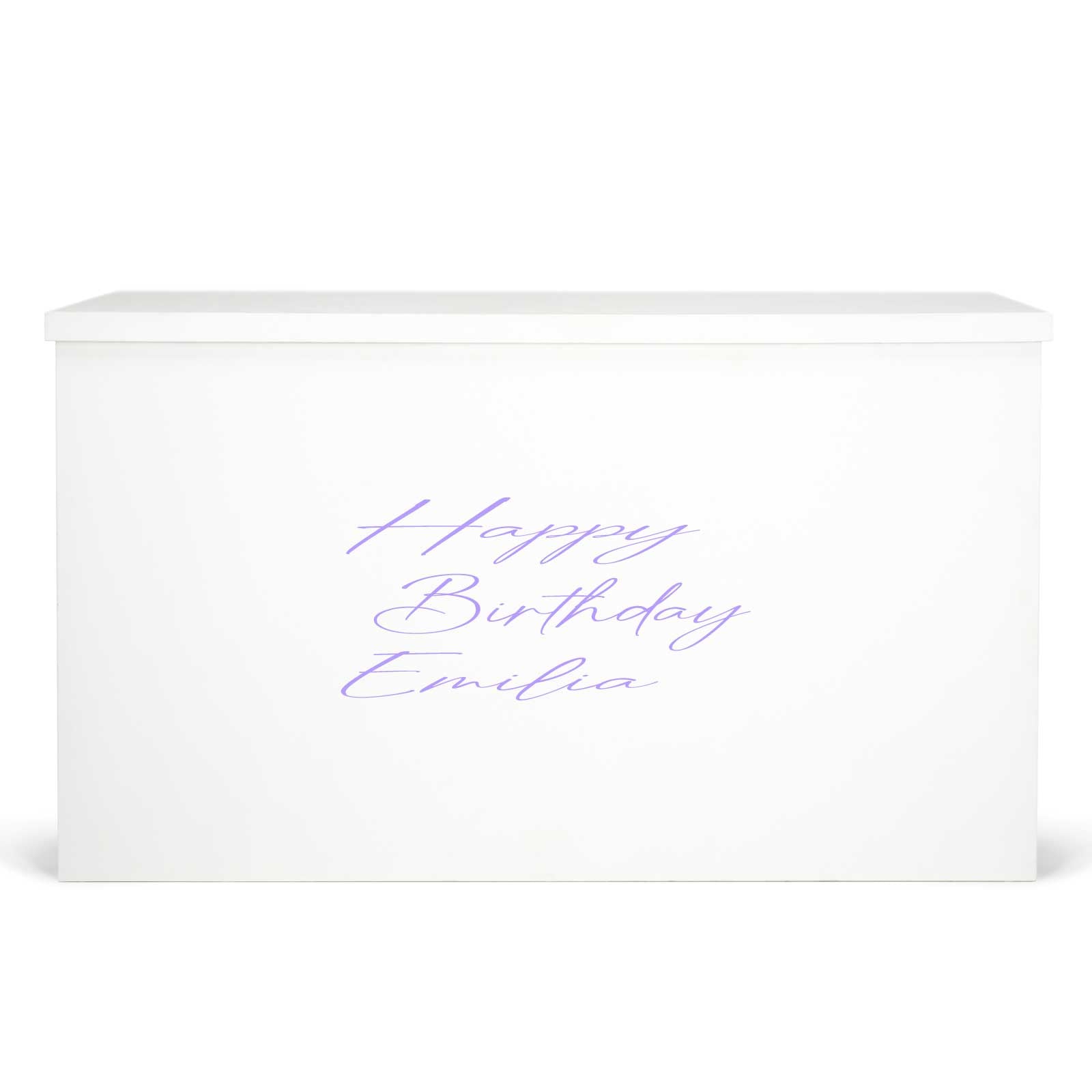 "Happy Birthday Emilia" Decal