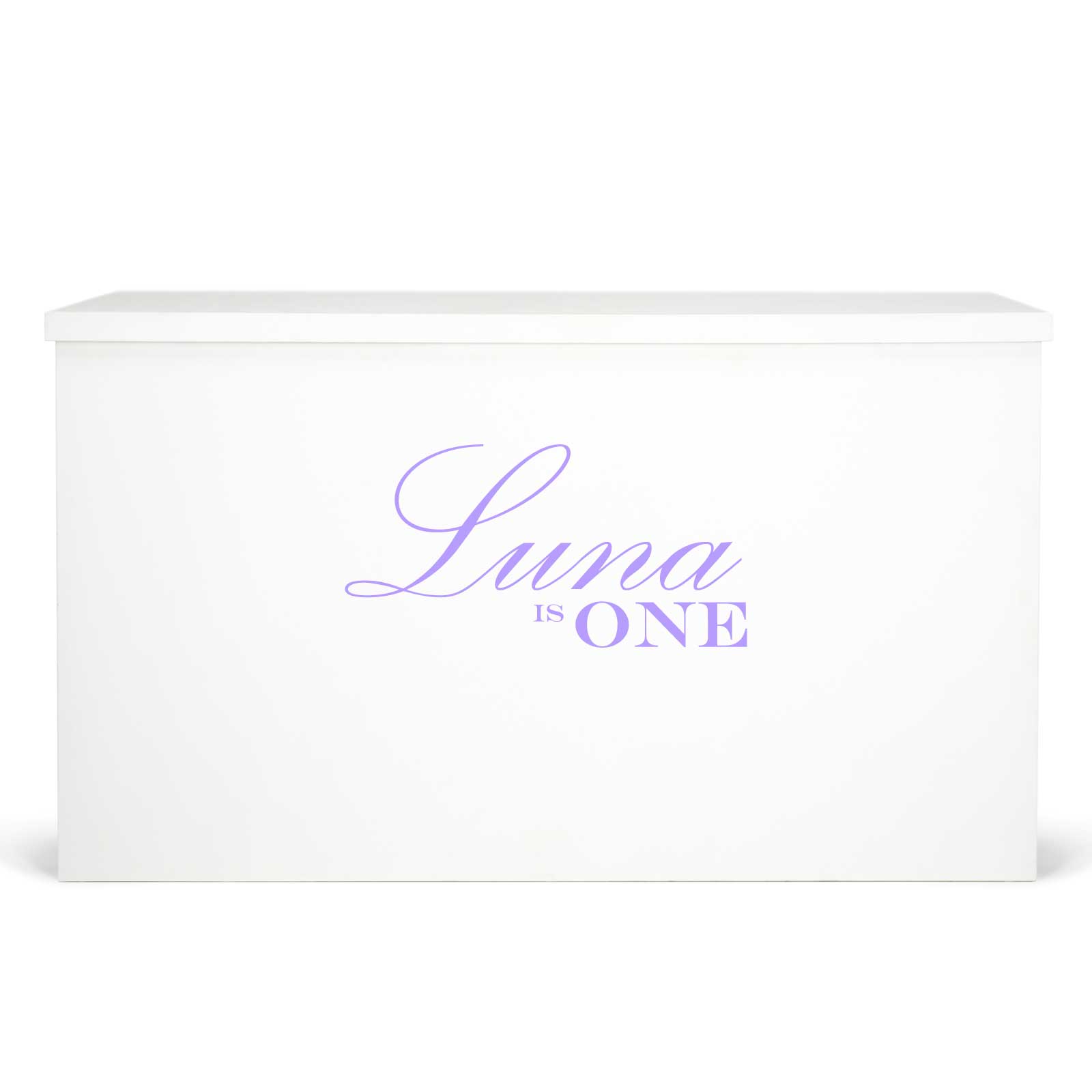 "Luna is One" Decal