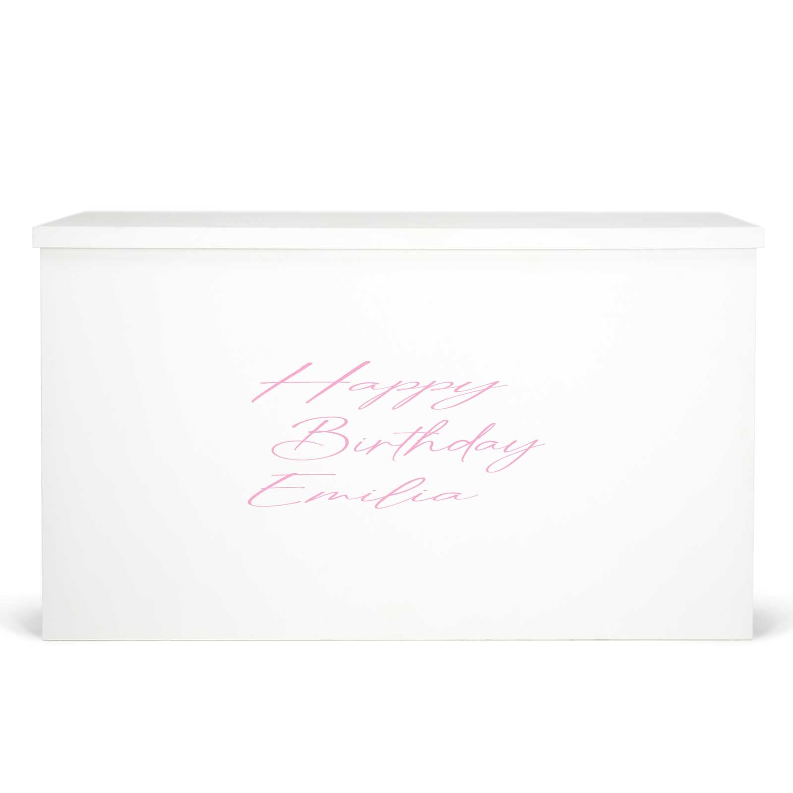 "Happy Birthday Emilia" Decal