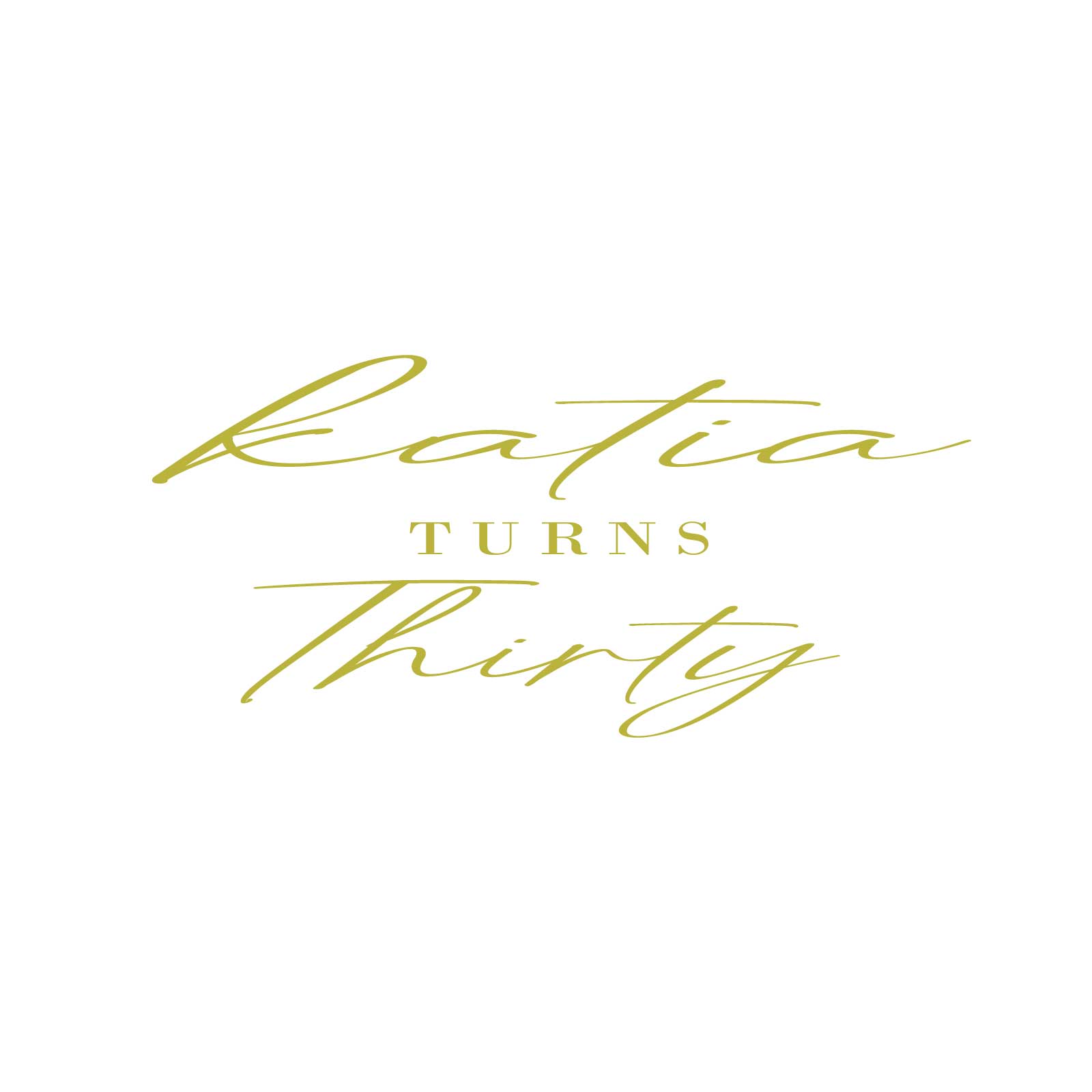 "Katia turns Thirty" Decal