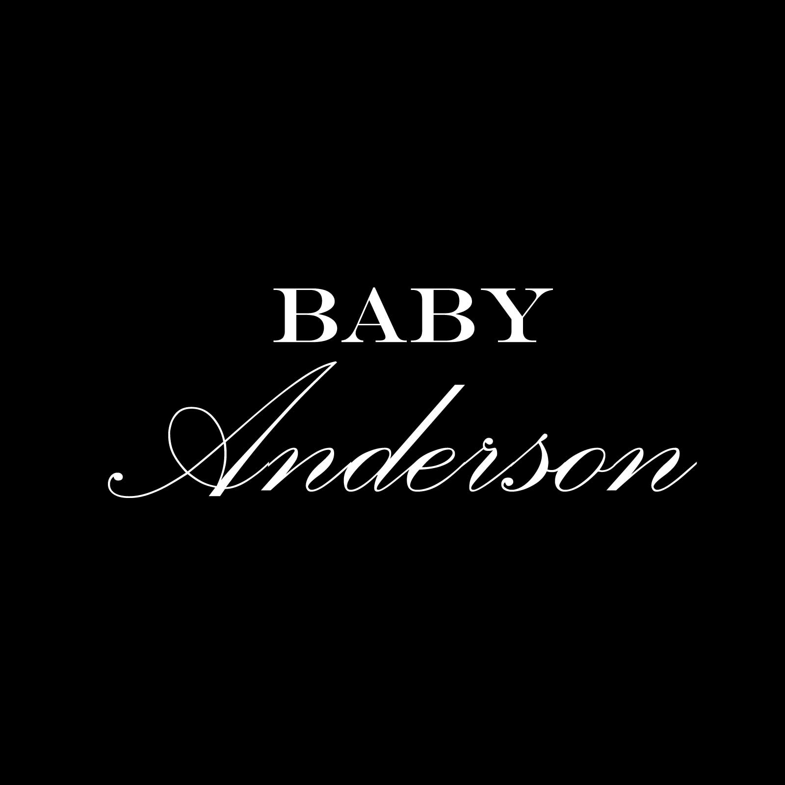 "Baby Anderson" Decal