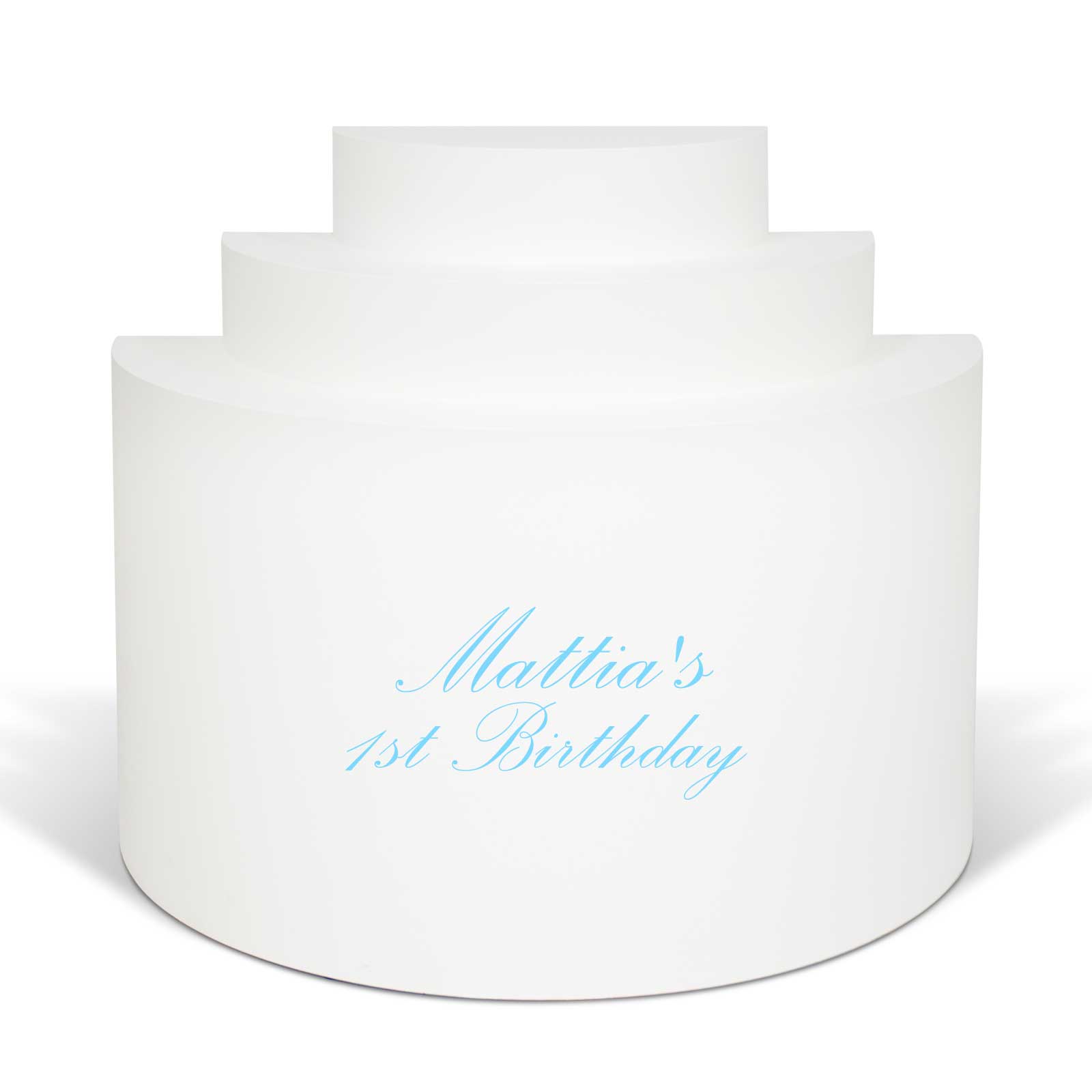 "Mattia's 1st Birthday" Decal