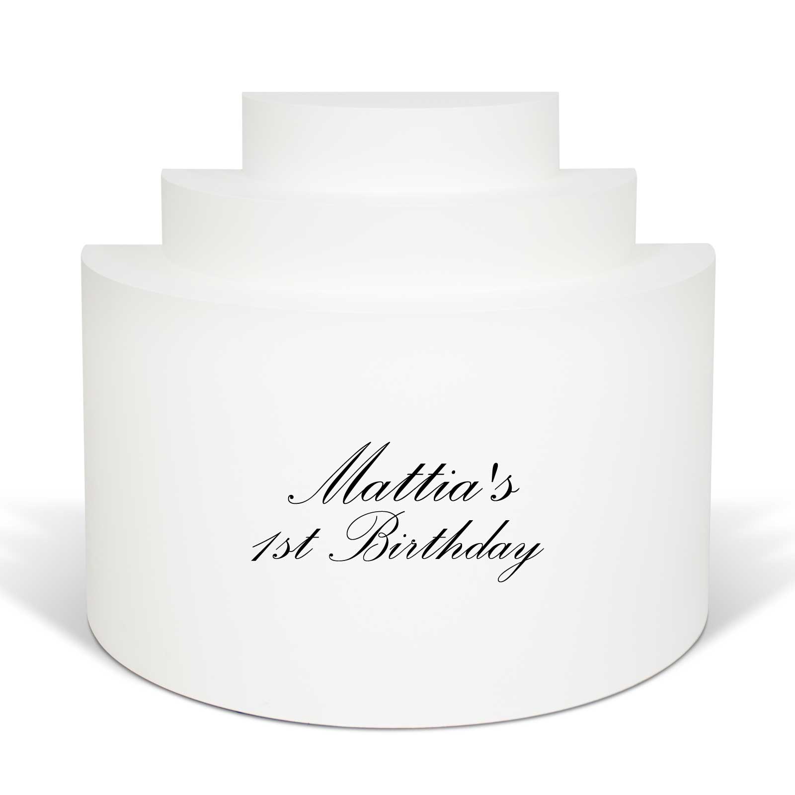 "Mattia's 1st Birthday" Decal