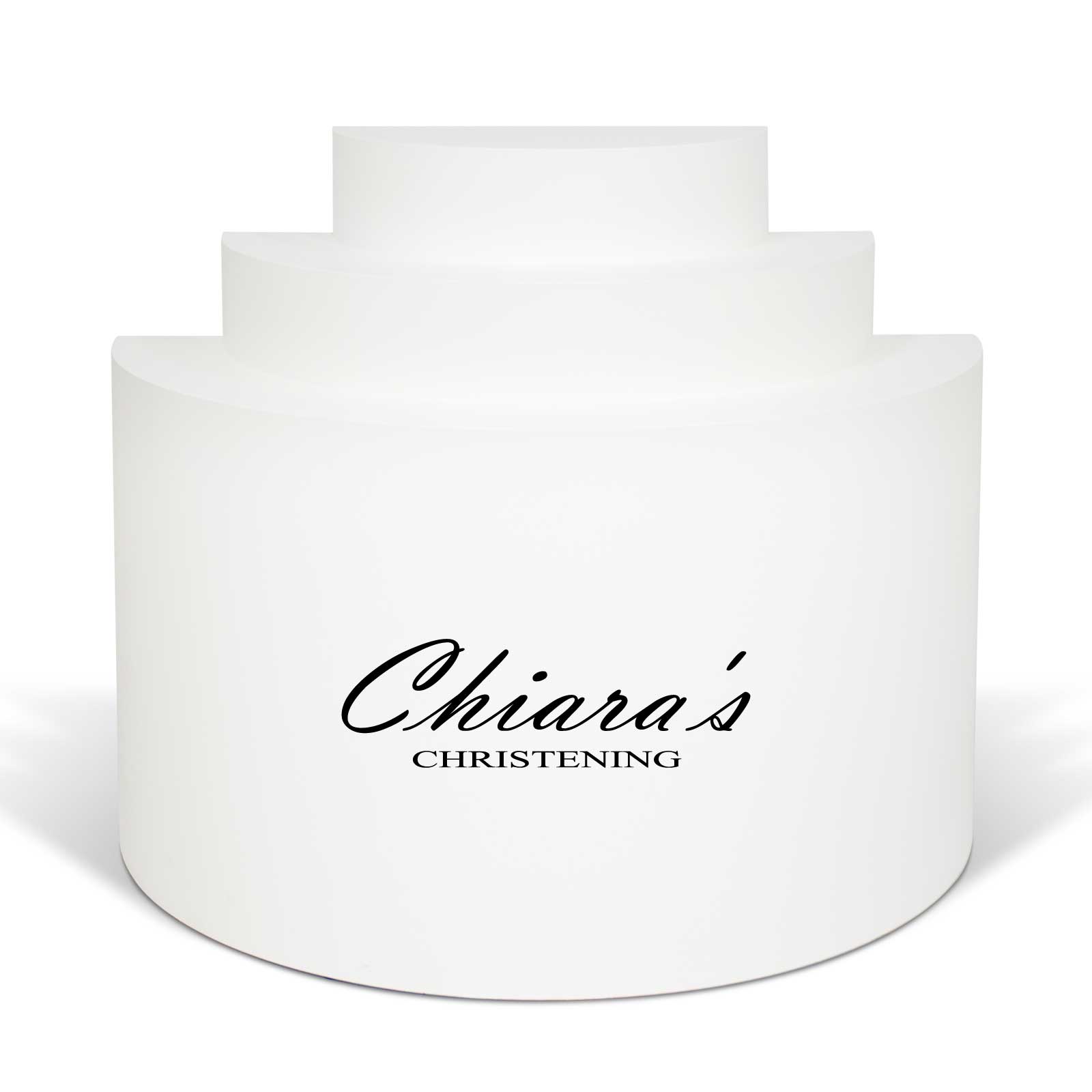 "Chiara's Christening" Decal