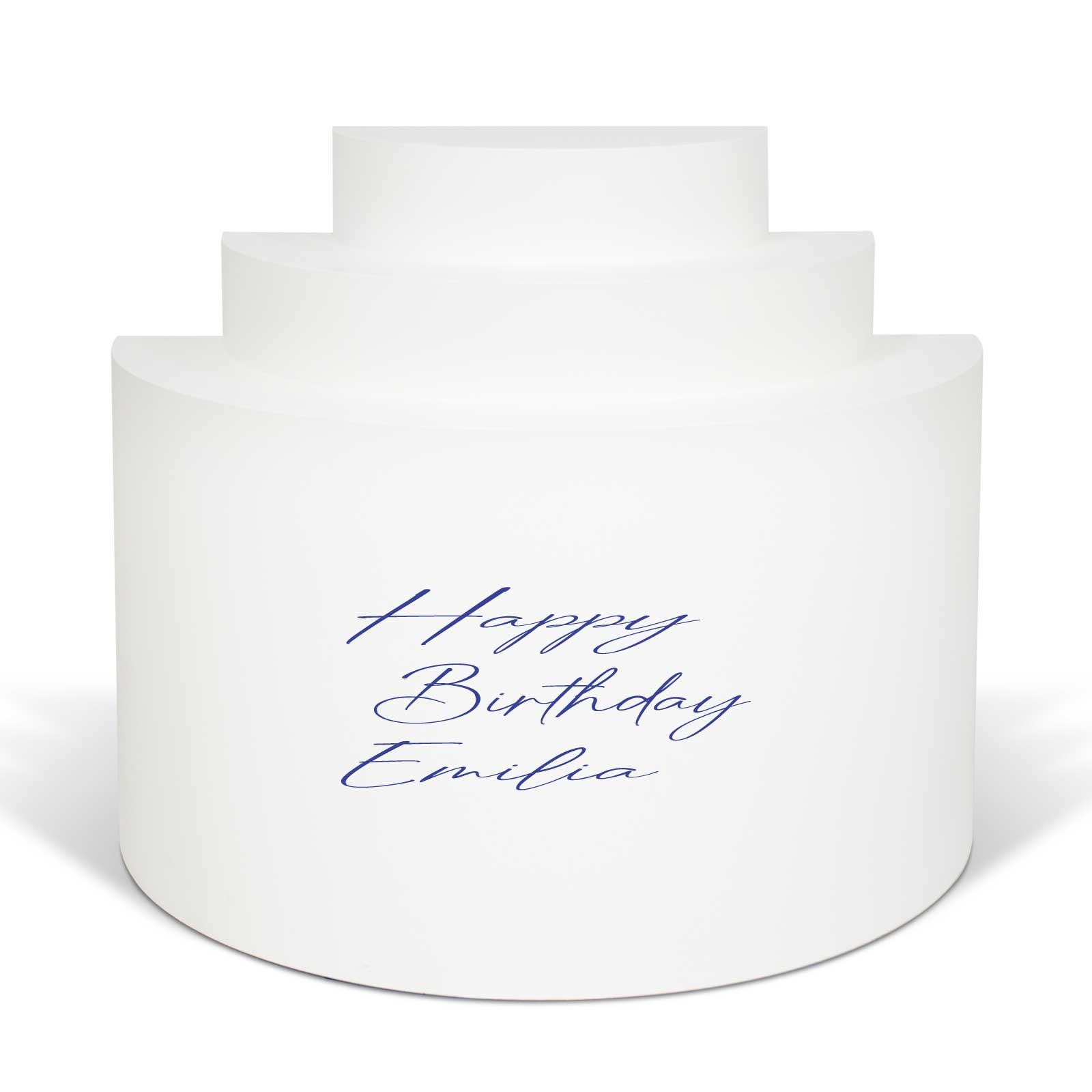 "Happy Birthday Emilia" Decal