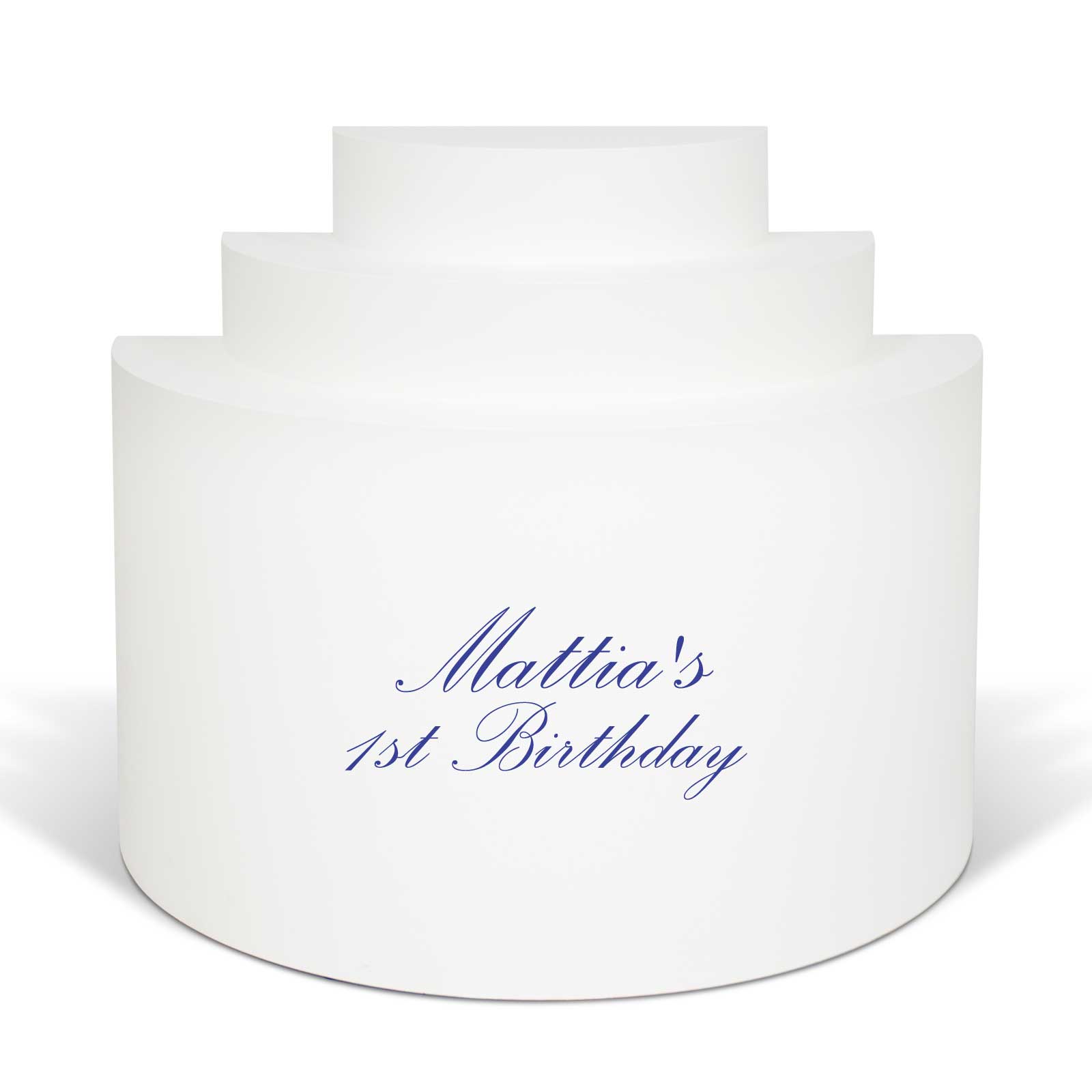 "Mattia's 1st Birthday" Decal