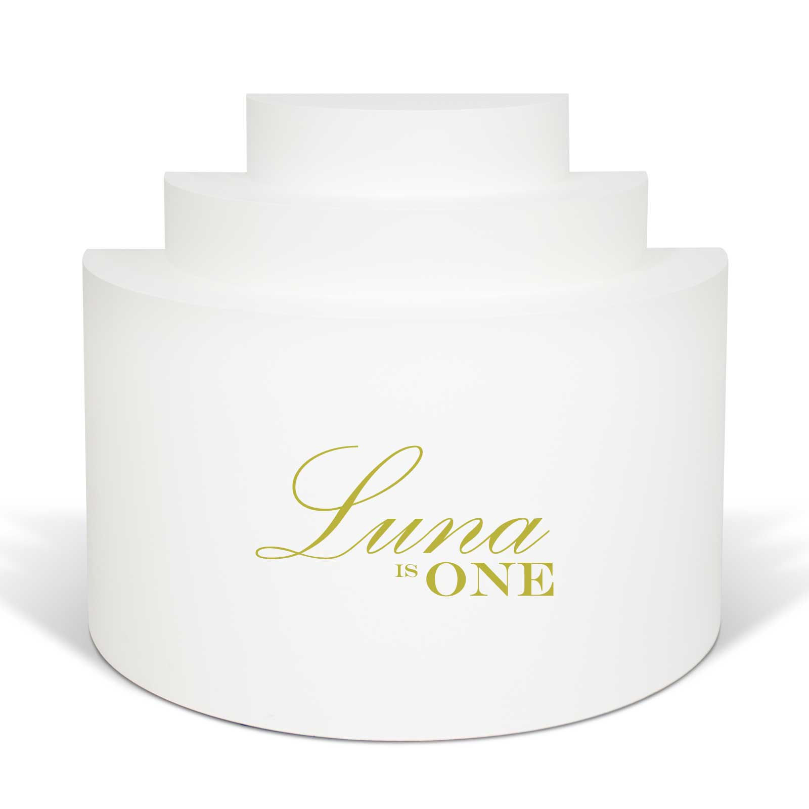 "Luna is One" Decal