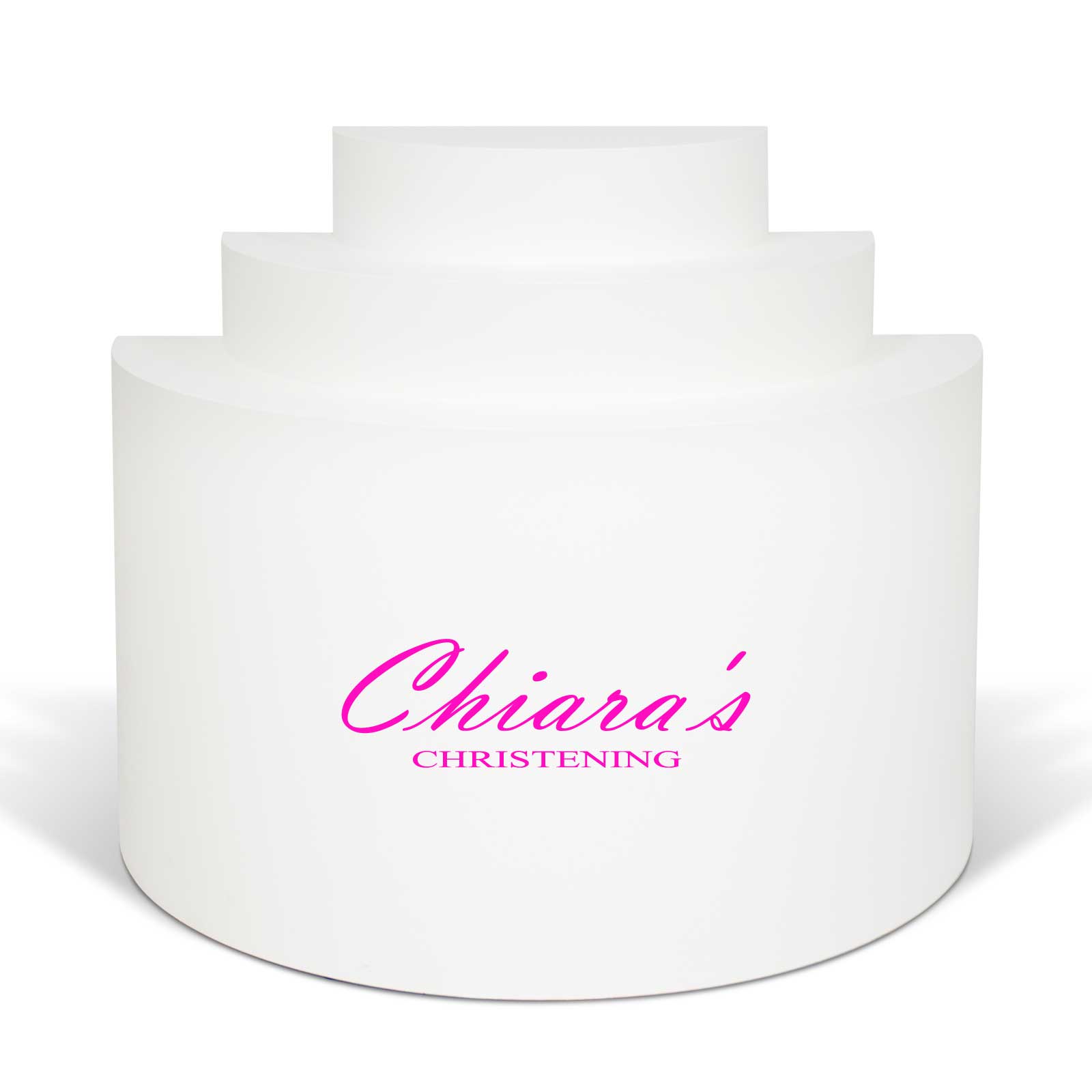 "Chiara's Christening" Decal