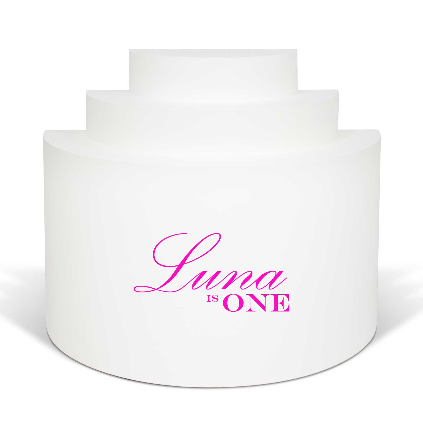 "Luna is One" Decal