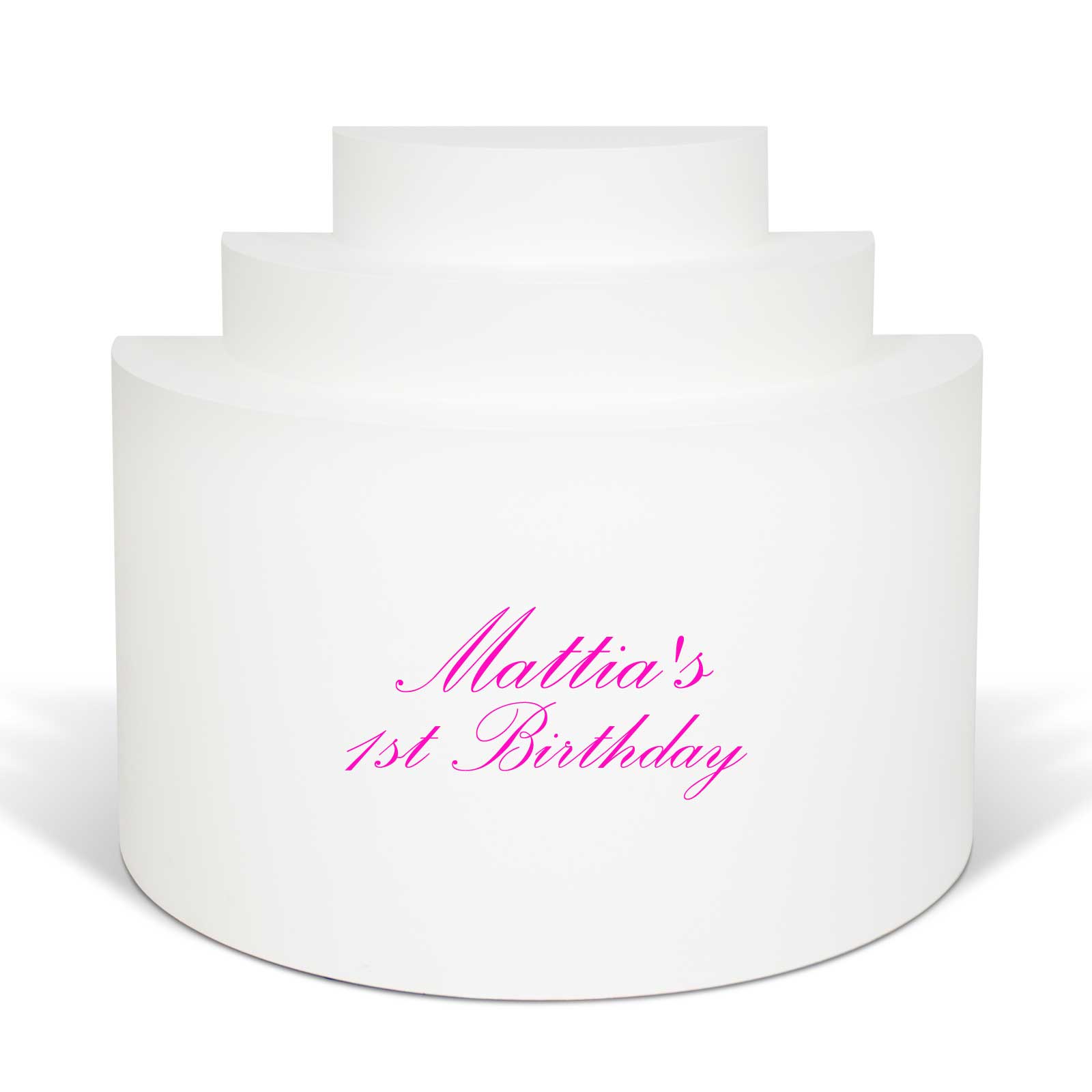 "Mattia's 1st Birthday" Decal