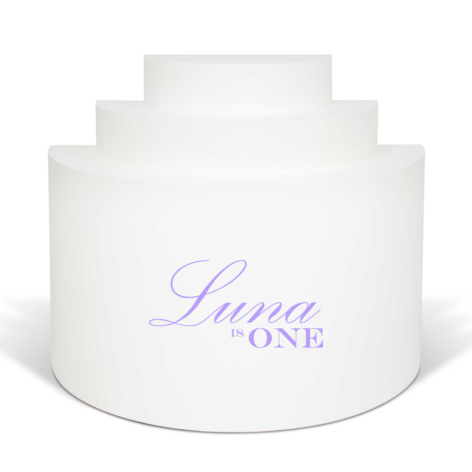"Luna is One" Decal