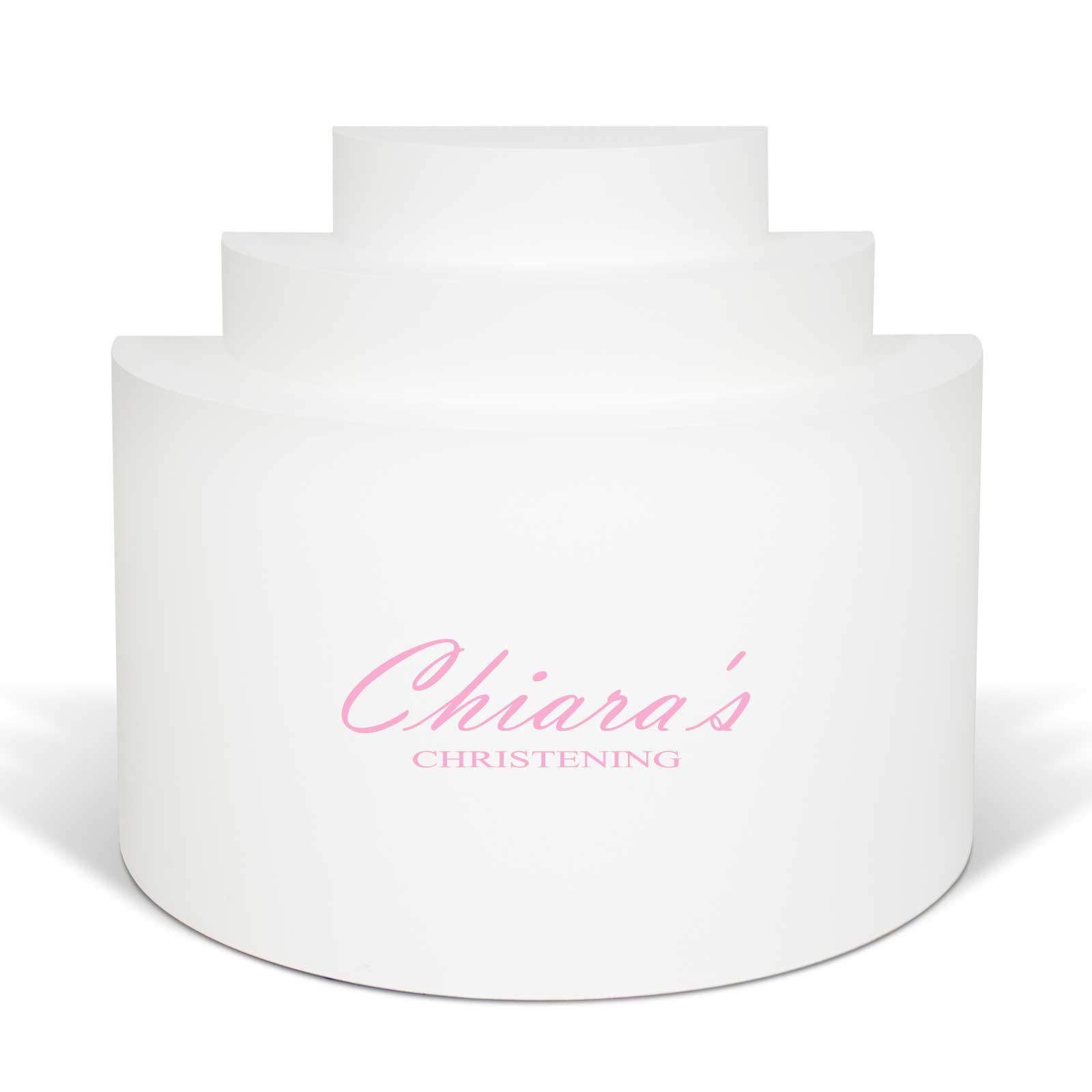 "Chiara's Christening" Decal