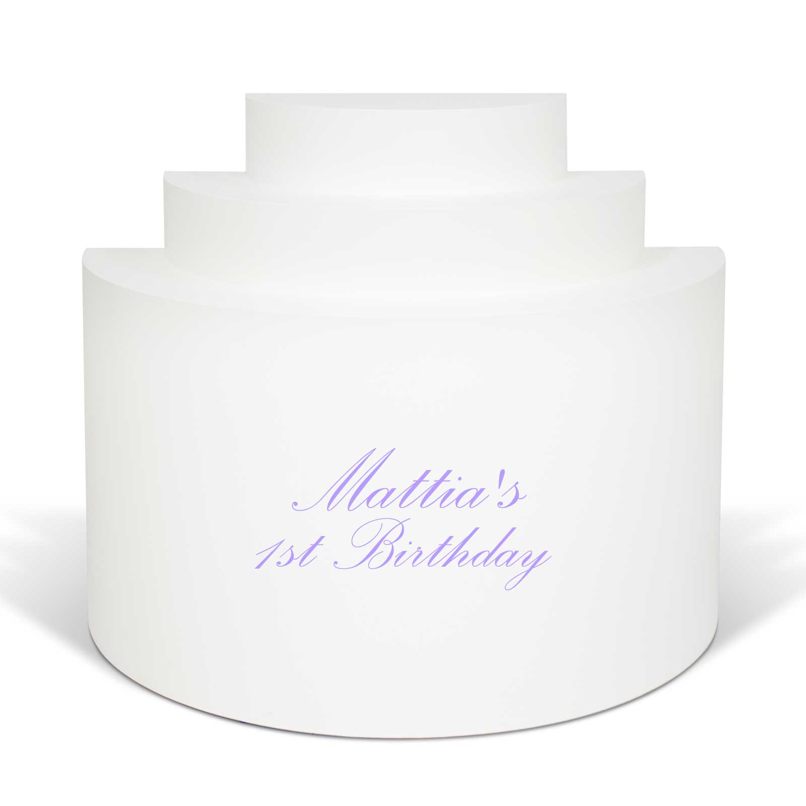 "Mattia's 1st Birthday" Decal