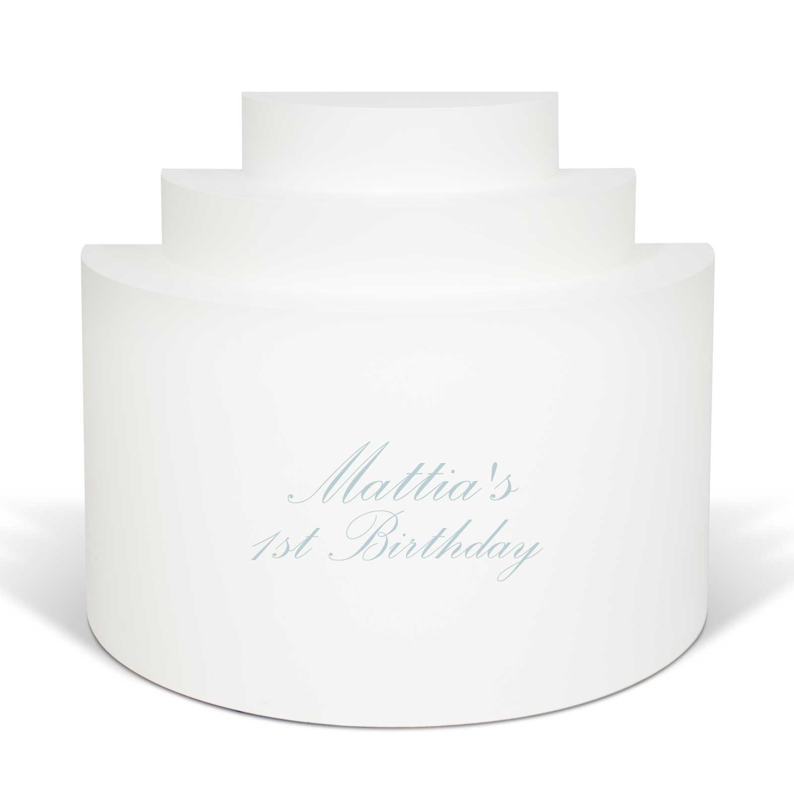 "Mattia's 1st Birthday" Decal