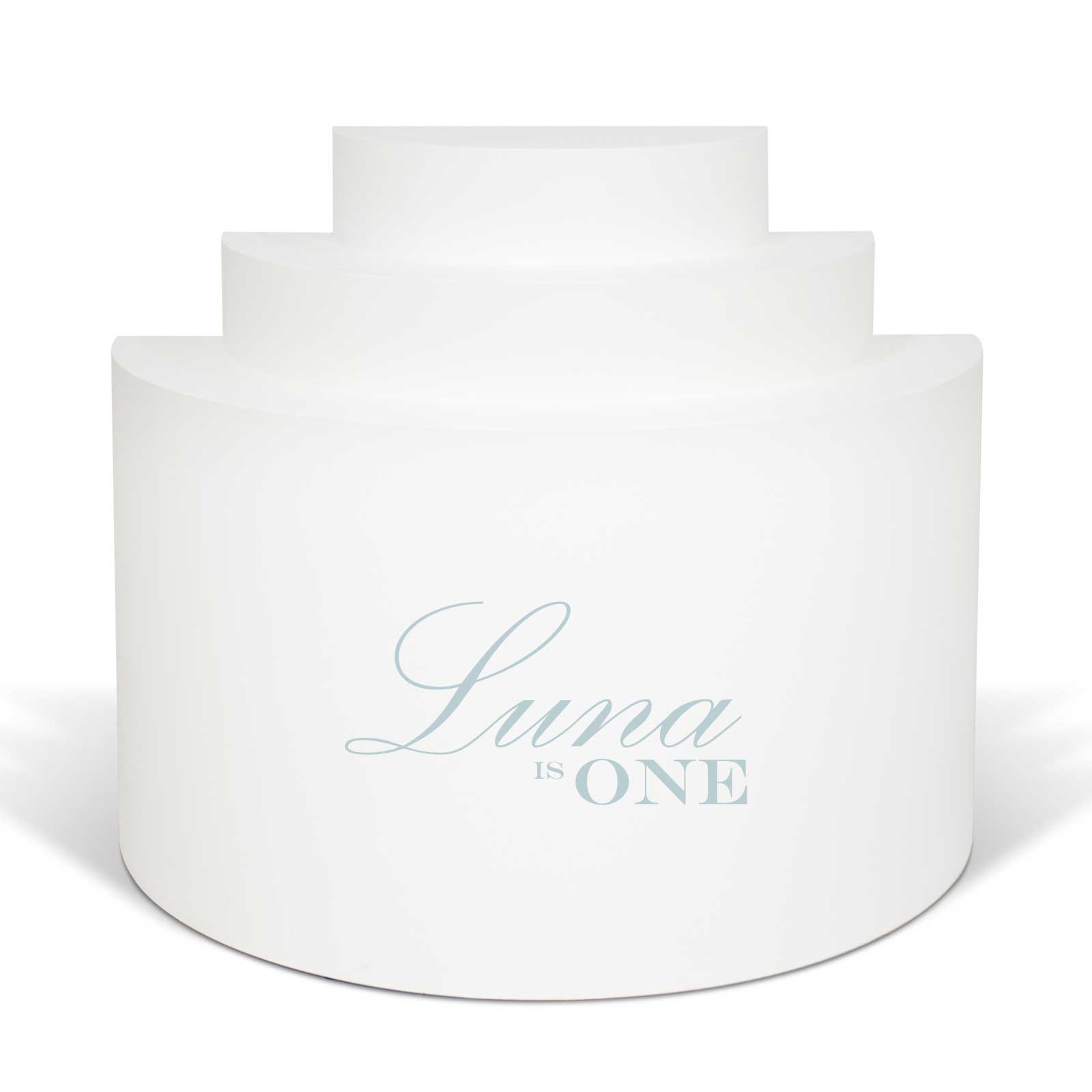 "Luna is One" Decal