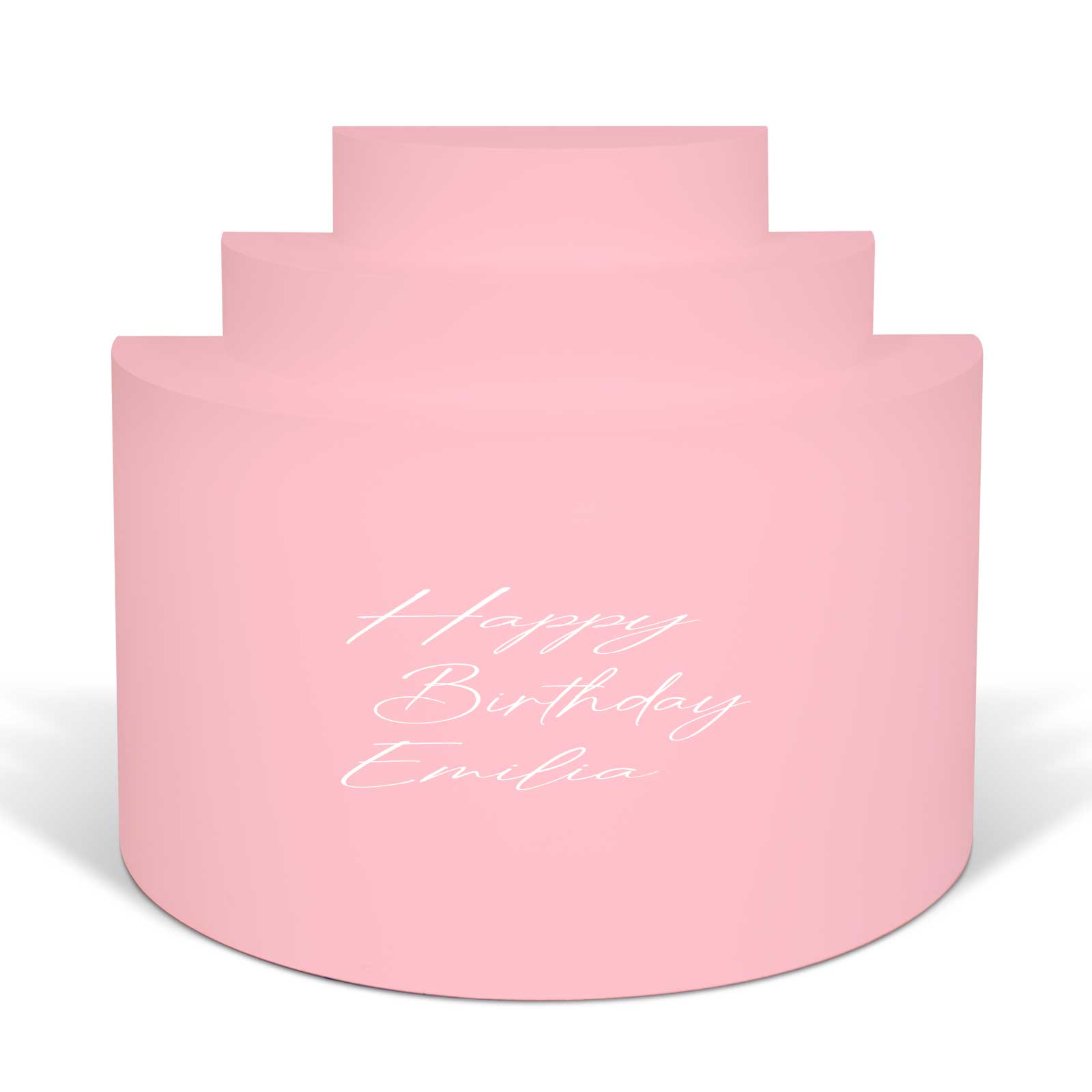 "Happy Birthday Emilia" Decal