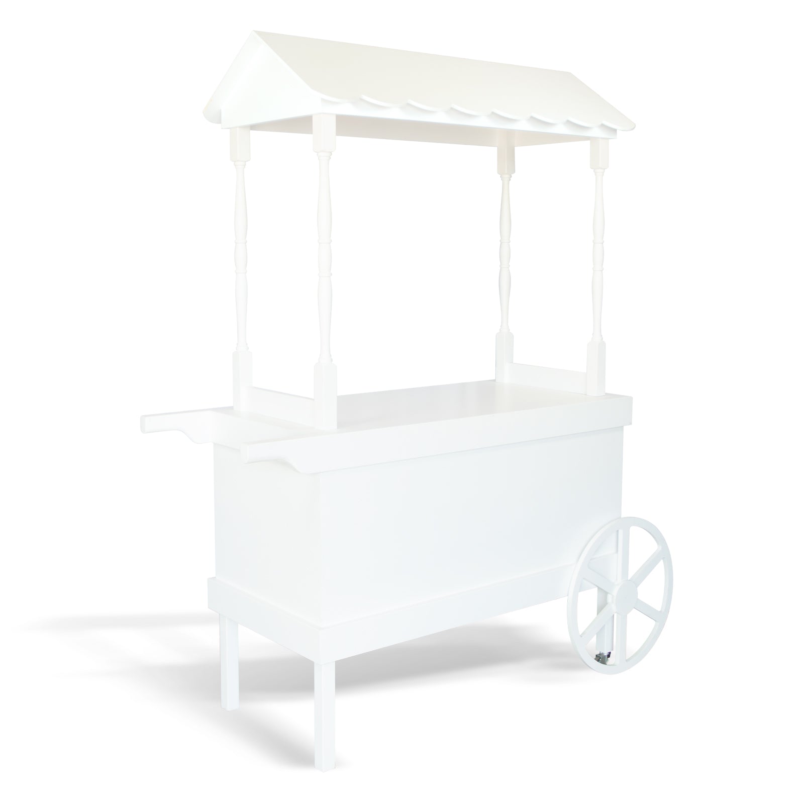 White Candy Cart