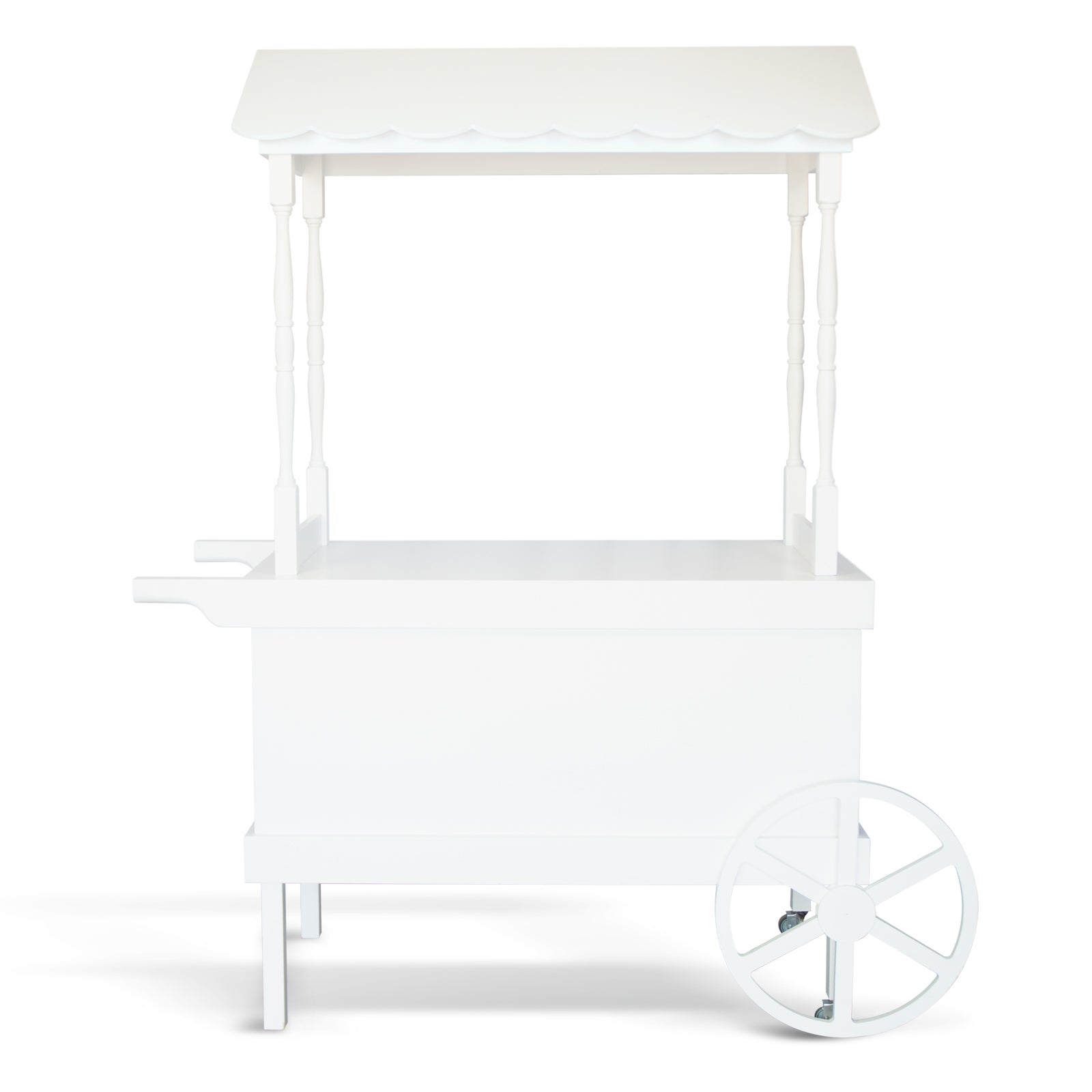 White Candy Cart