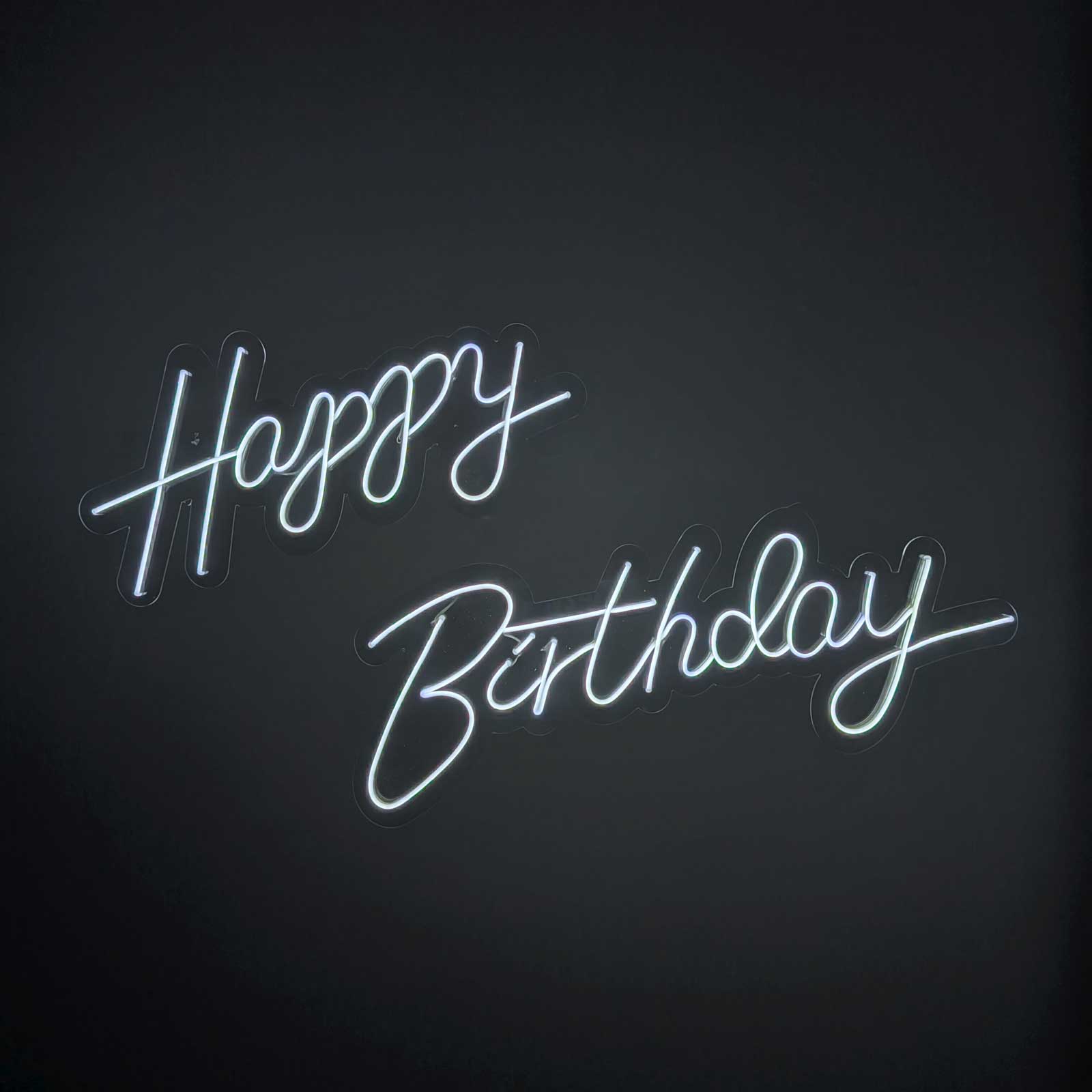 "Happy Birthday" Neon Sign
