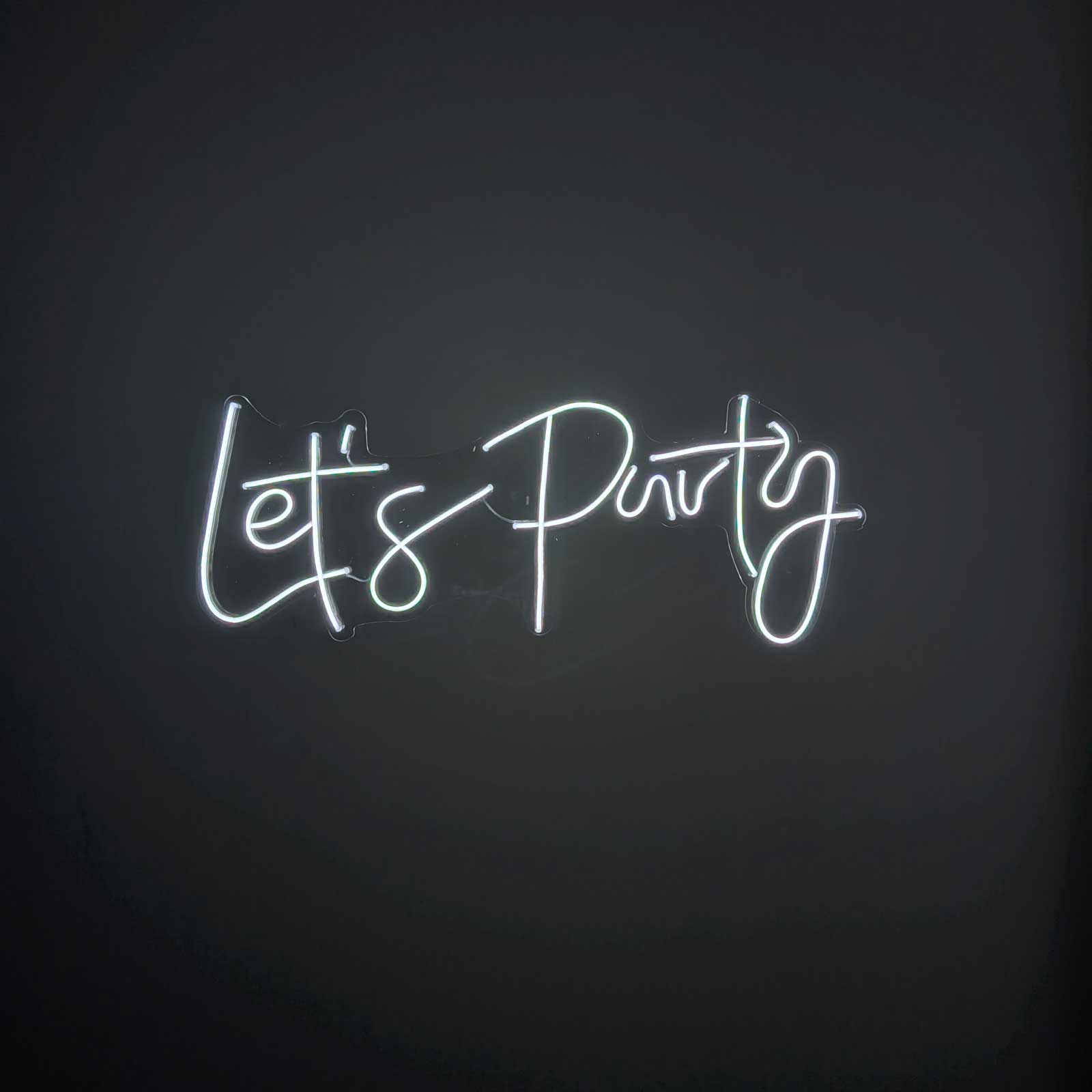 "Lets Party" Neon Sign