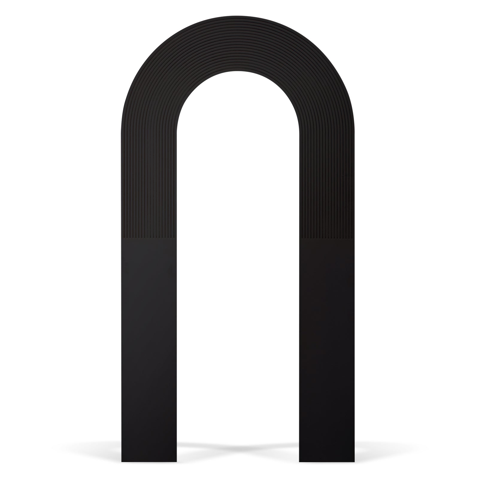 Black Half Ripple Hollow Arch Backdrop
