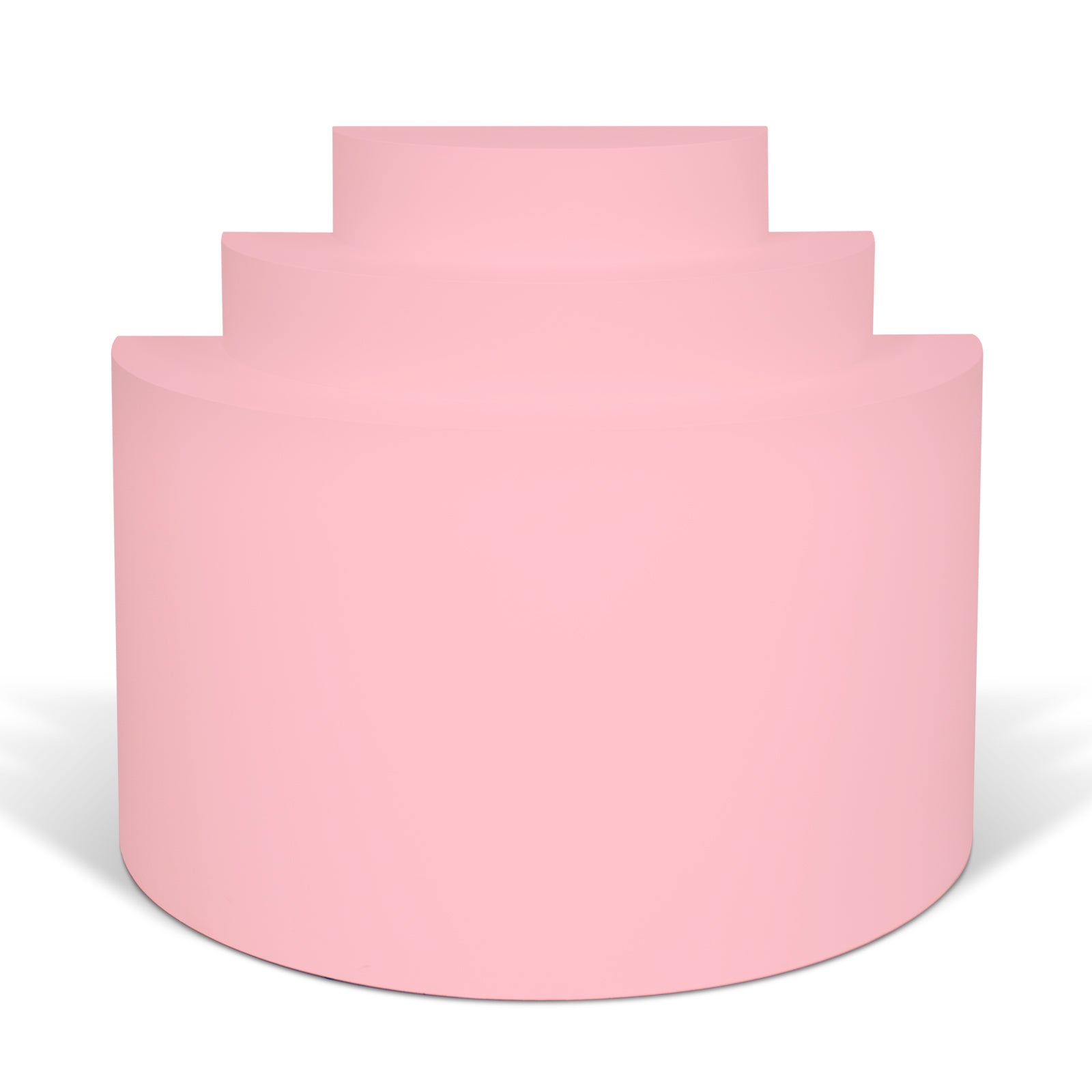 Pink Three Tier Cake Plinth
