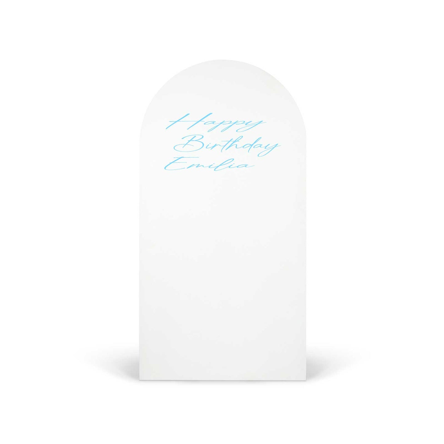 "Happy Birthday Emilia" Decal