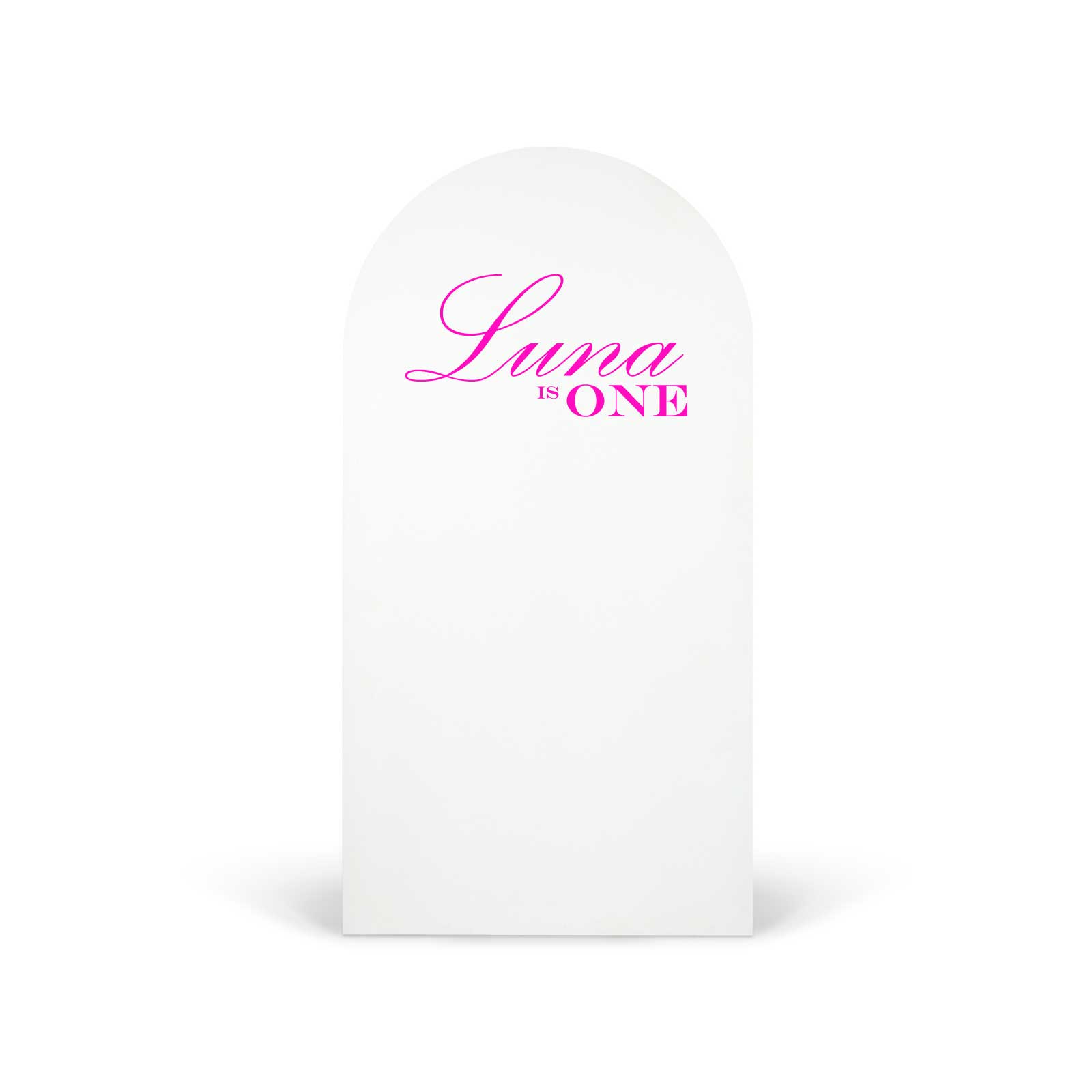 "Luna is One" Decal