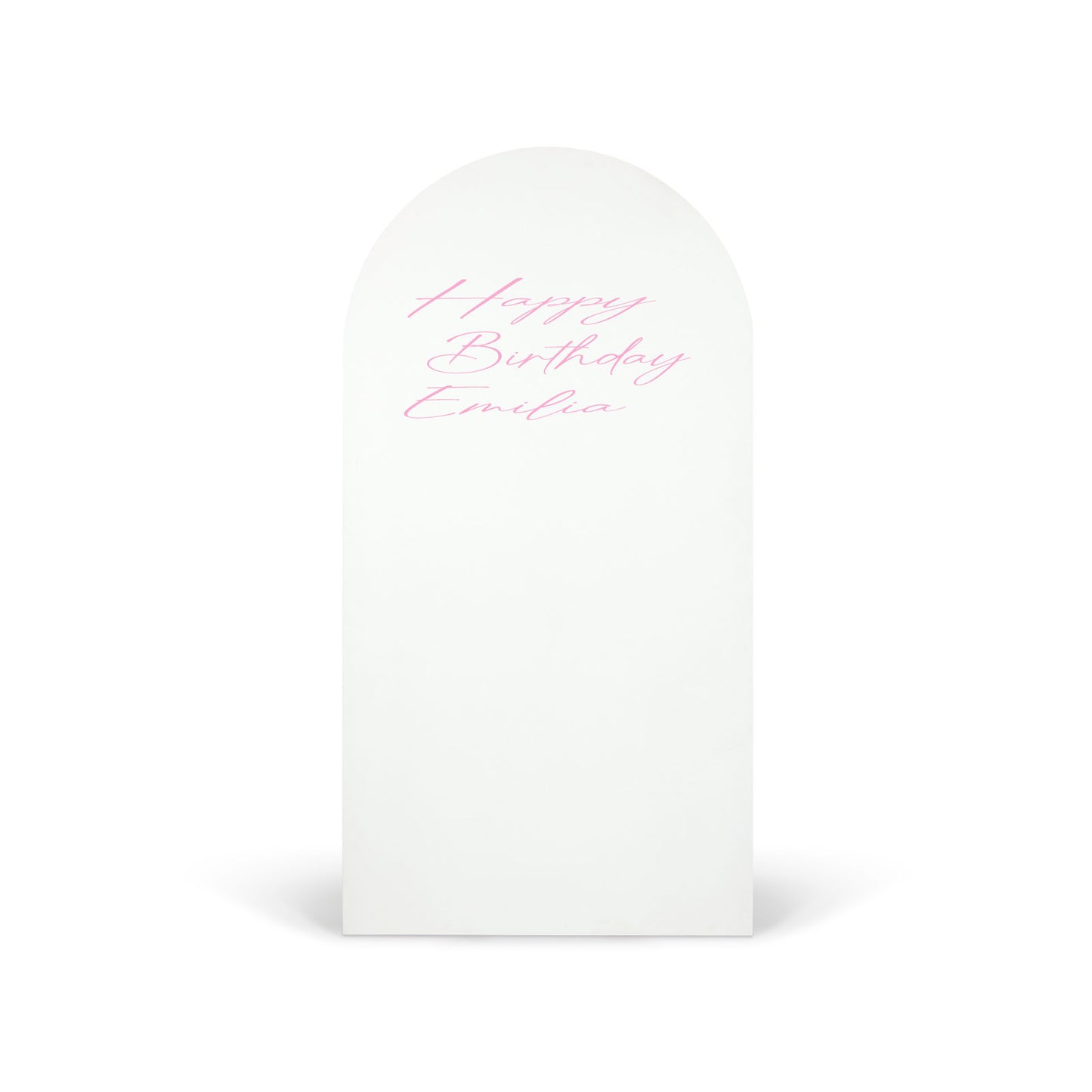 "Happy Birthday Emilia" Decal